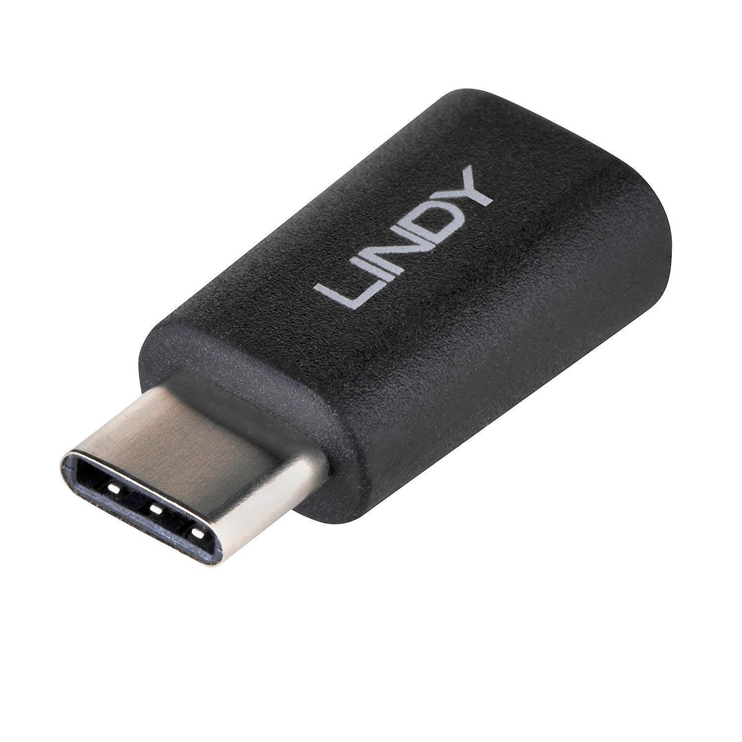LINDY USB 2.0 Adaptor Type C / Micro-B USB Type C plug / Type Micro-B coupling