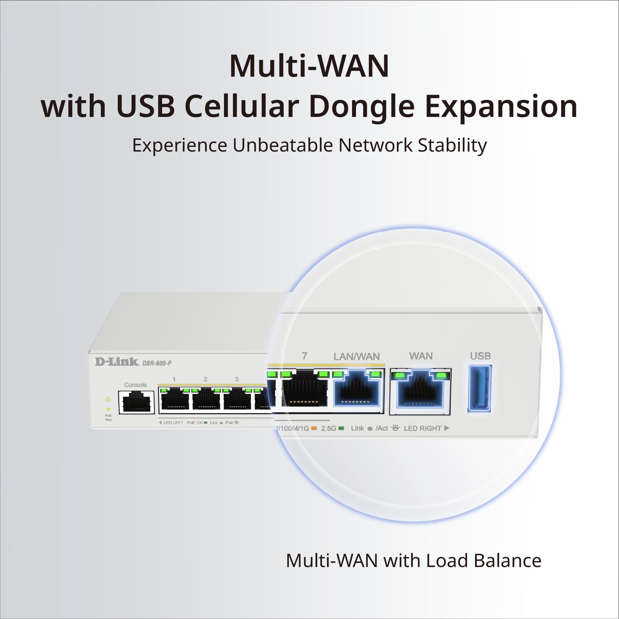 D-LINK Routeur PoE VPN Double-WAN & Contrôleur Wi-Fi