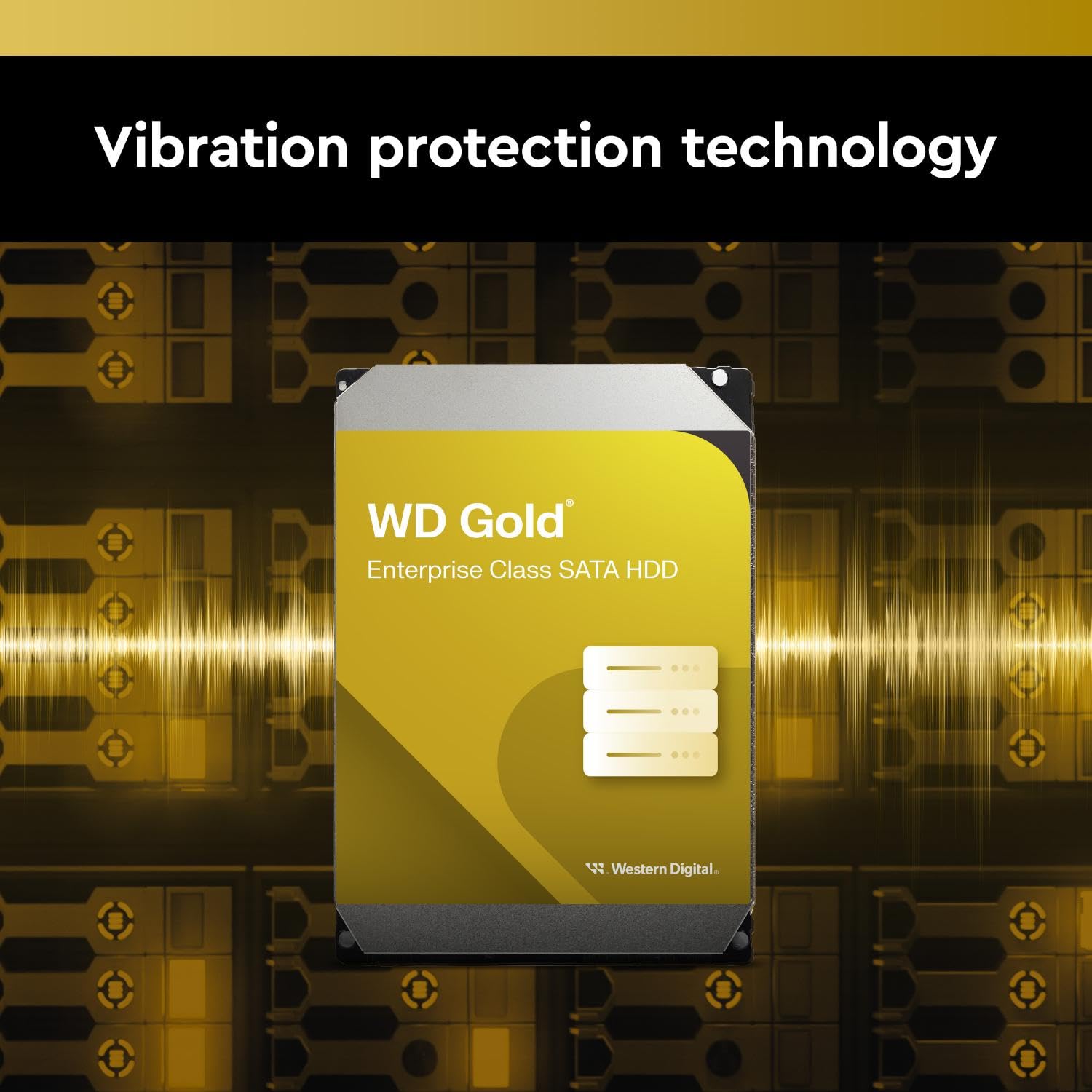 WD Gold 16To HDD 7200rpm 6Gb/s sATA 512Mo cache 3.5p intern RoHS compliant Enterprise Bulk