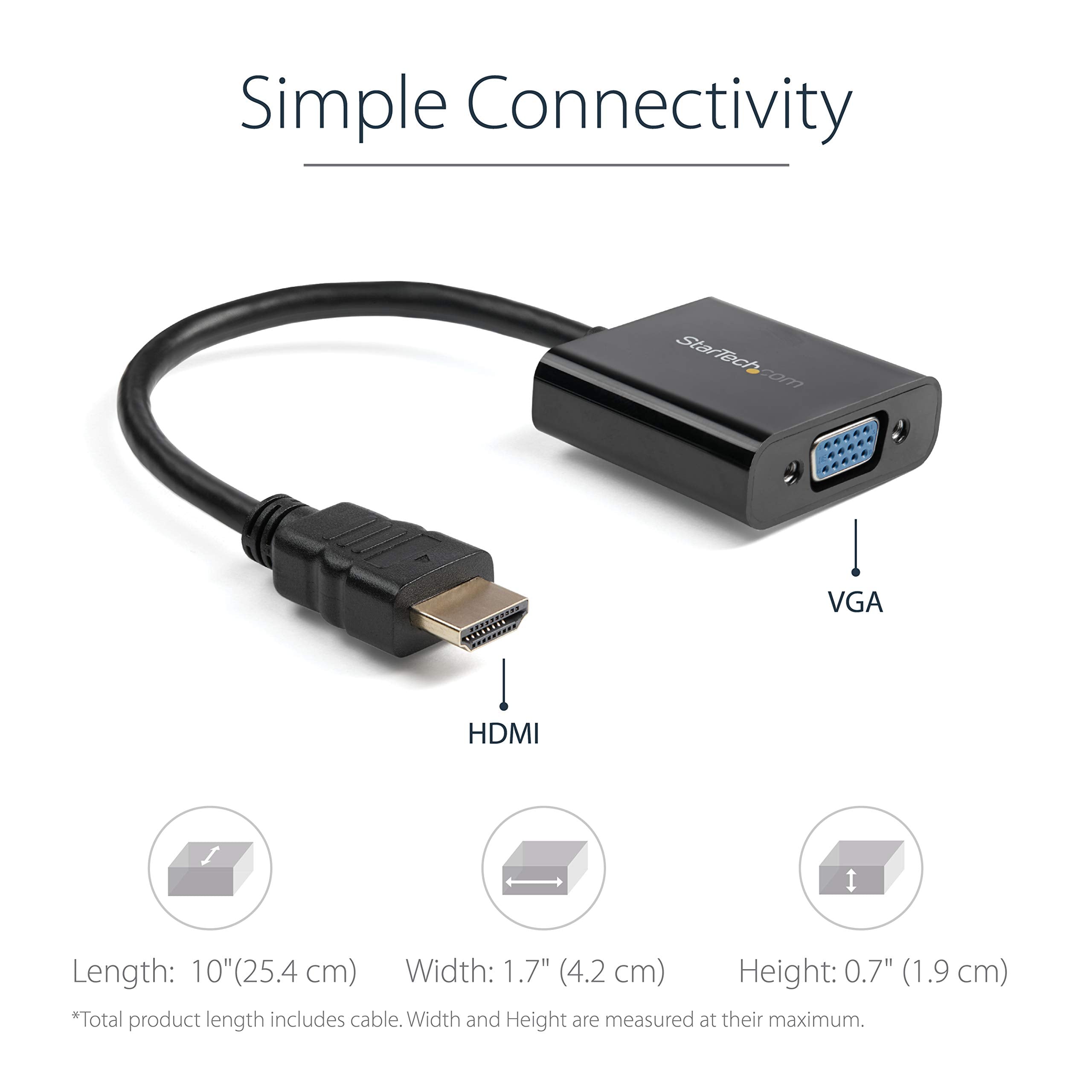 HDMI to VGA Adapter Converter 1920x1080