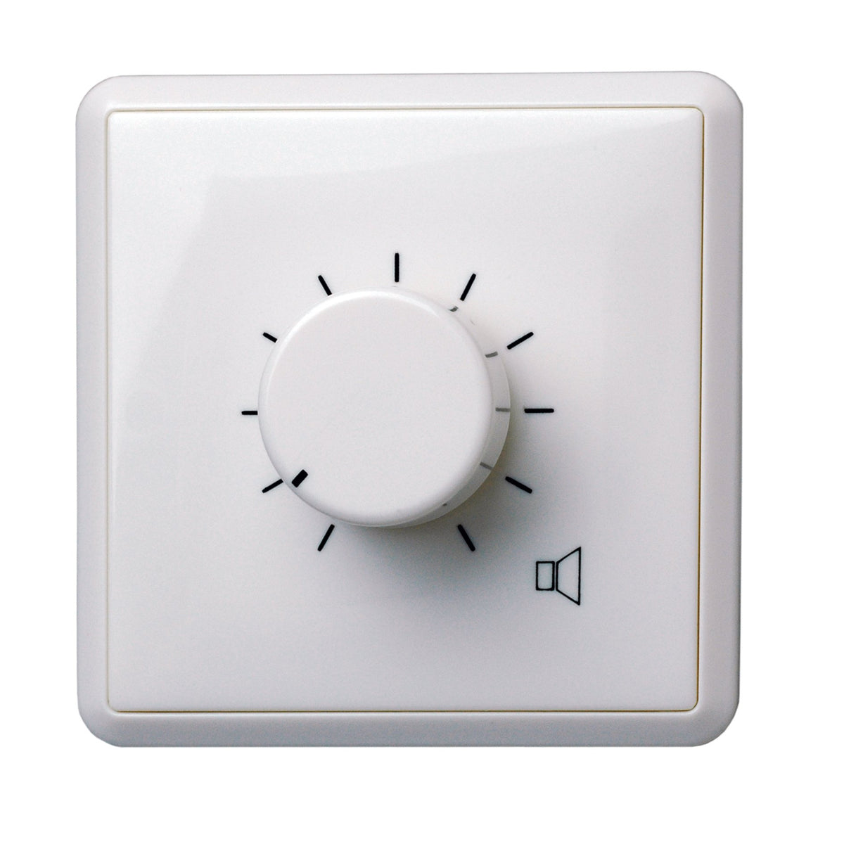 Biamp 100 volt, 120 Watts Euro Volume Contol, white