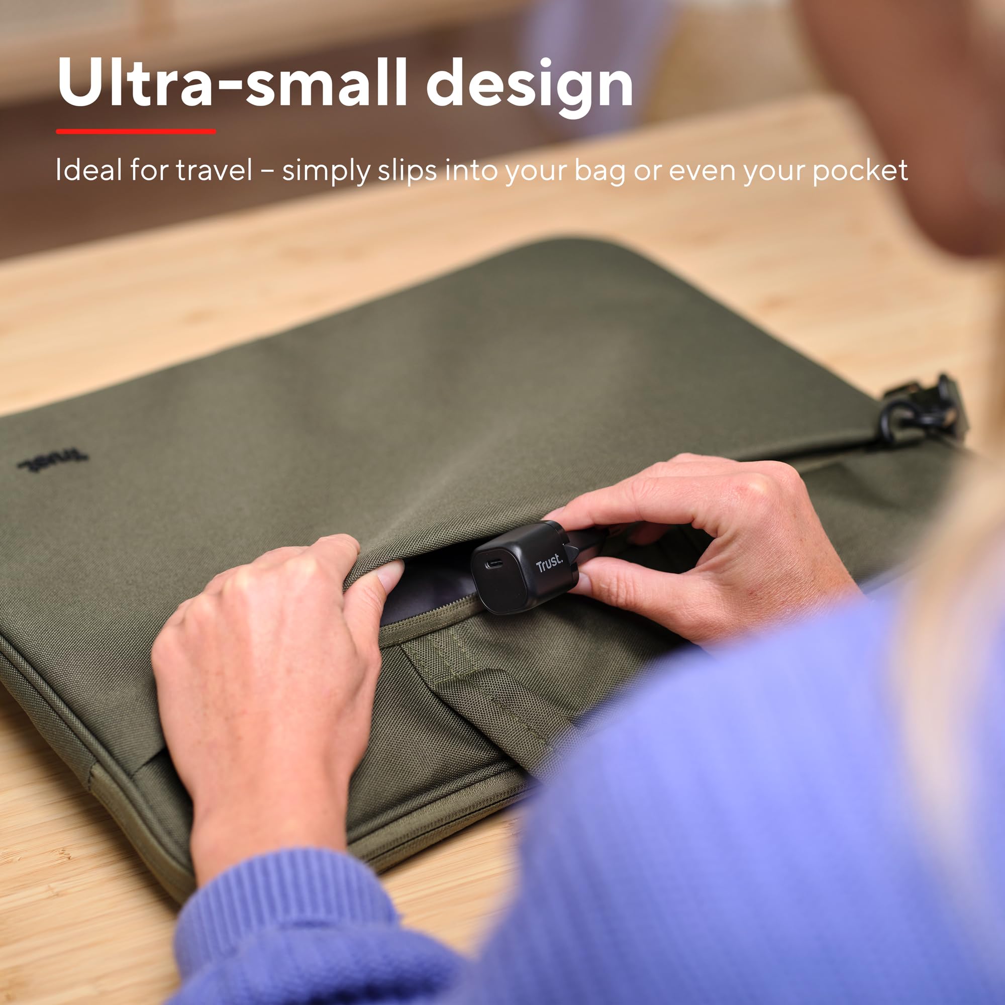 TRUST Maxo 20W Ultra-Compact USB-C PD Charger EU Black
