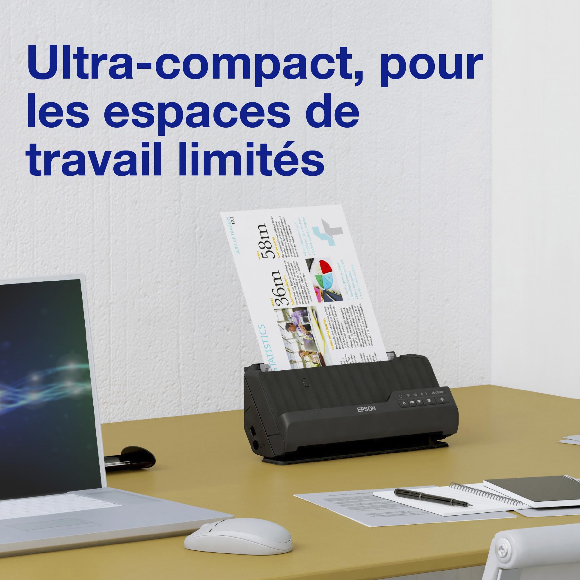 EPSON WorkForce ES-C320W Scanner 30ppm