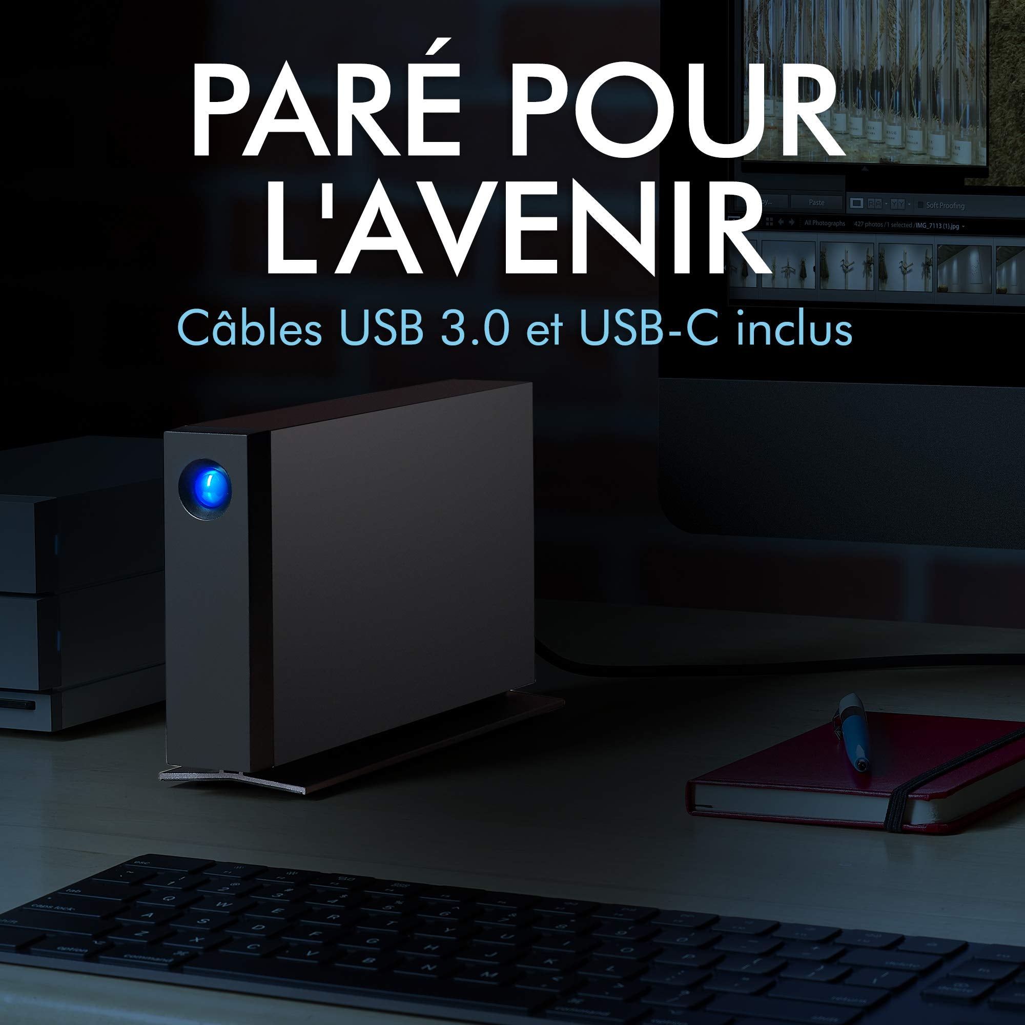 LACIE d2 10TB USB-C 8.9cm 3.5inch Desktop Drive