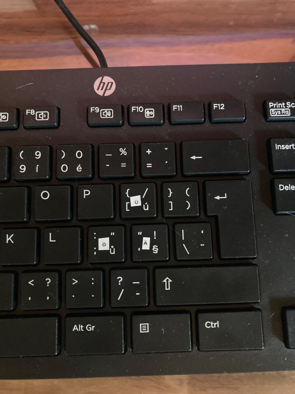 HP Clavier professionnel ultra-plat USB