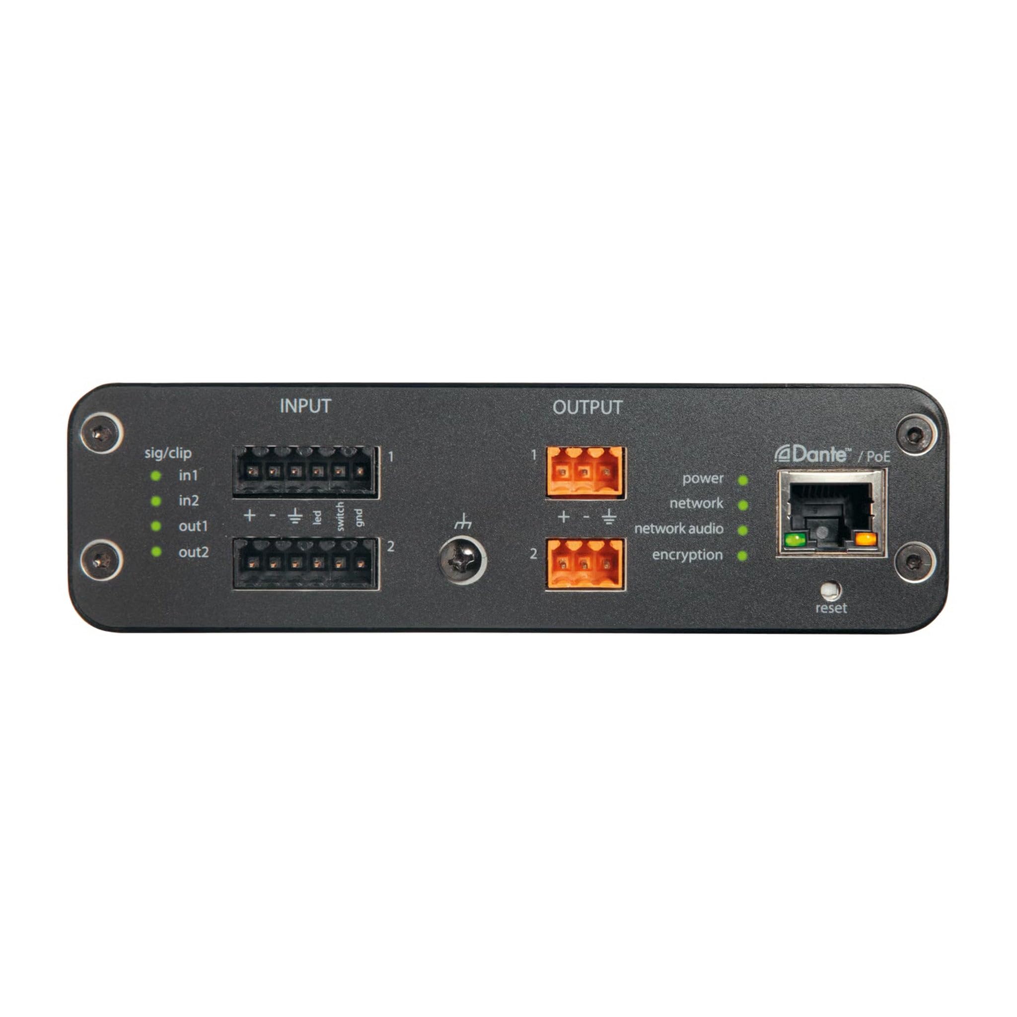Shure Interf. audio 2 micro/ligneDante Euro