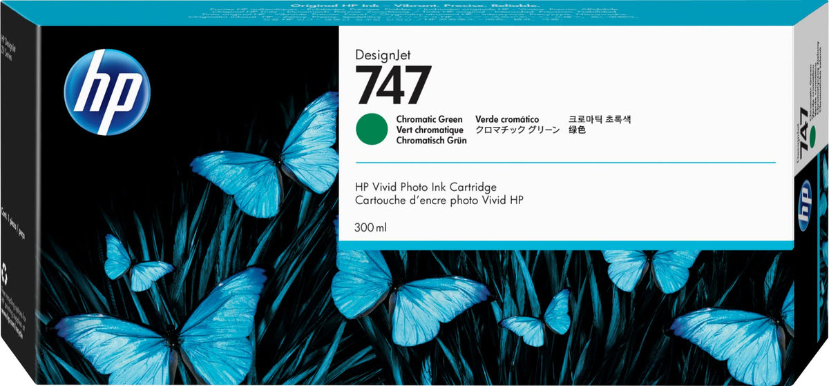 HP 747 300-ml Chromatic Green Ink Cartridge