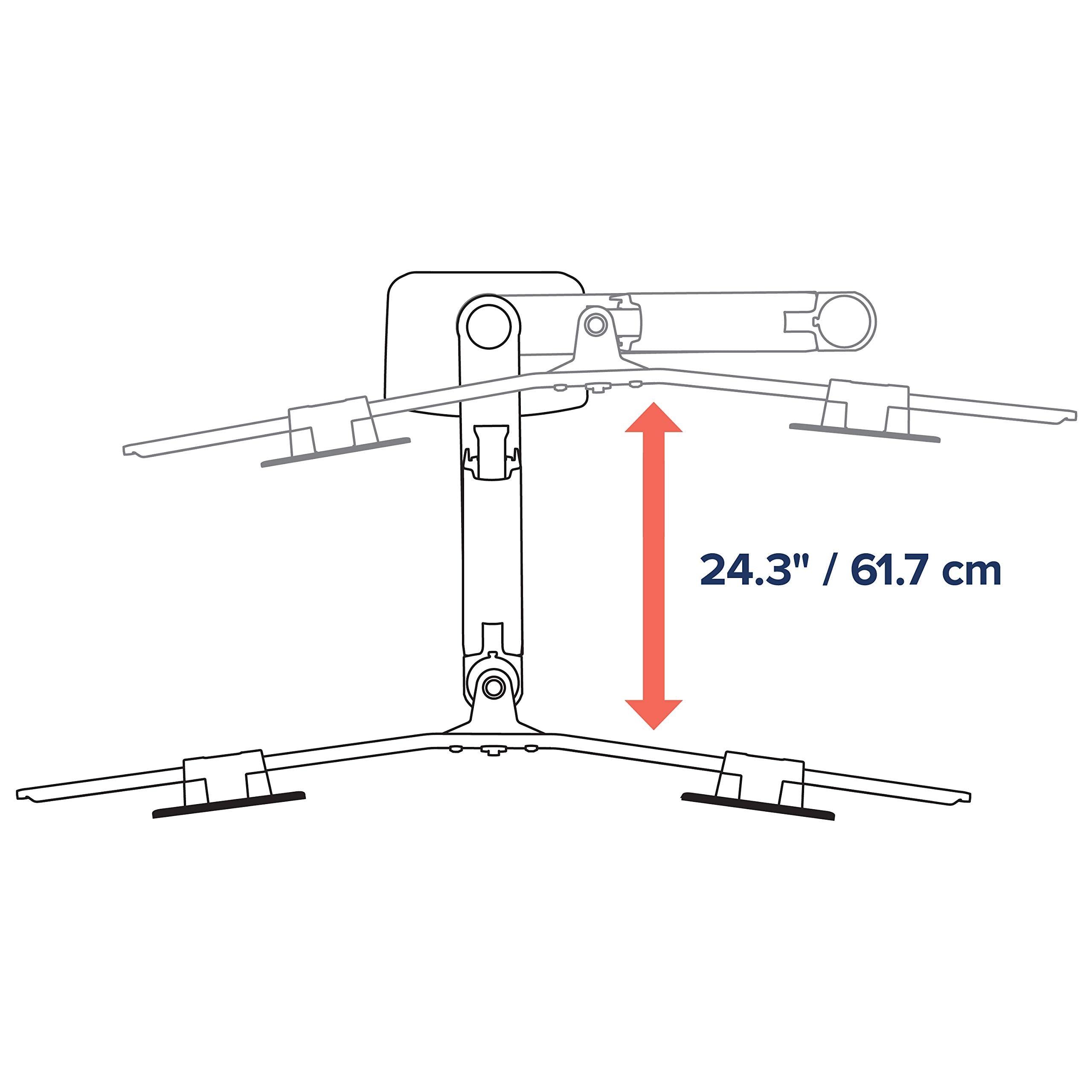LX Desk Dual Direct Arm Bright White
