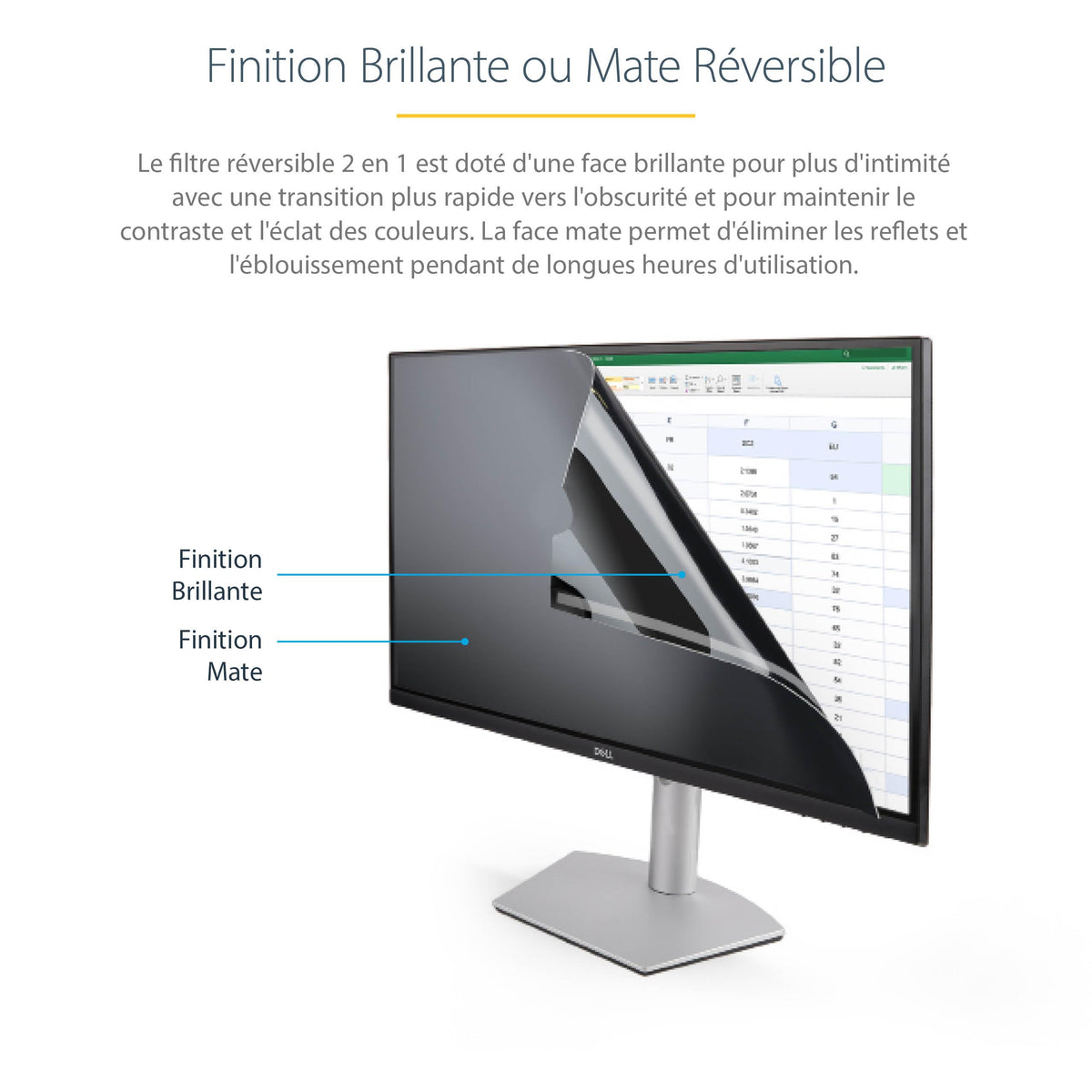 23.8 inch Monitor Privacy Screen Filter
