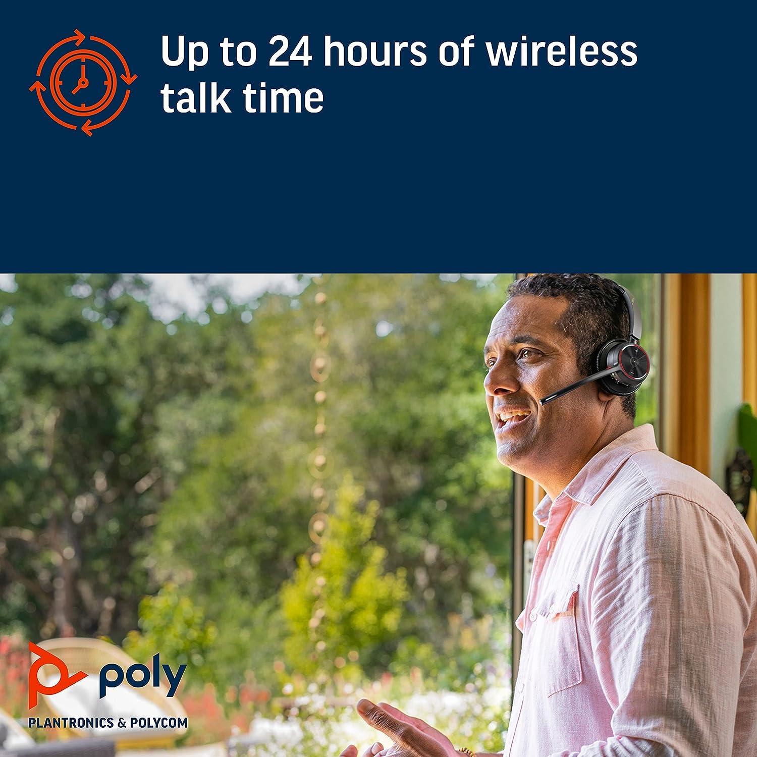 POLY Voyager 4320 casque sans fil Stéréo adapt.USB-A/USB-A+C