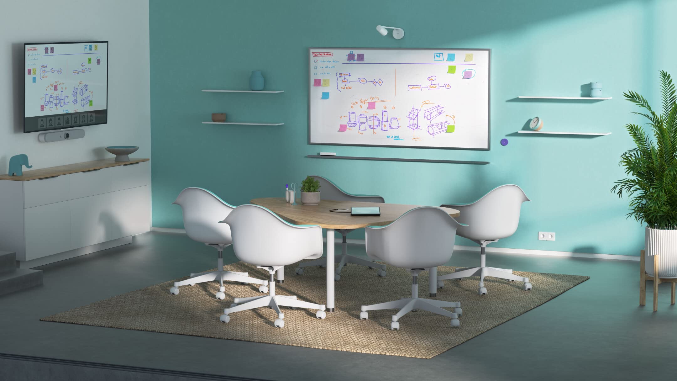 LOGITECH Scribe Whiteboard capture camera colour 1080p