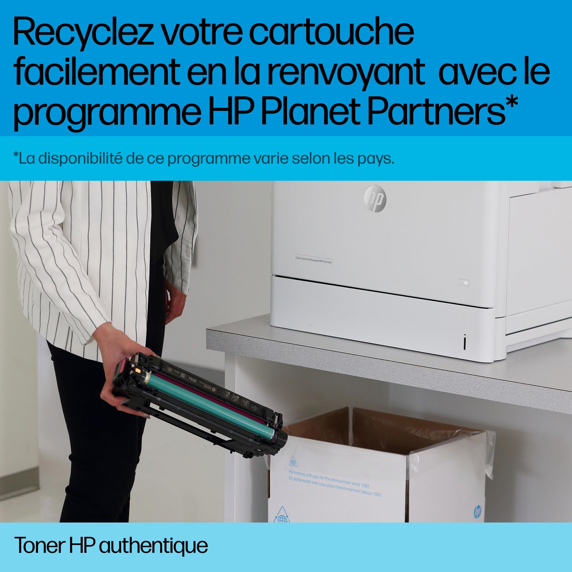 HP 410A original Magenta LaserJet Toner cartridge CF413A