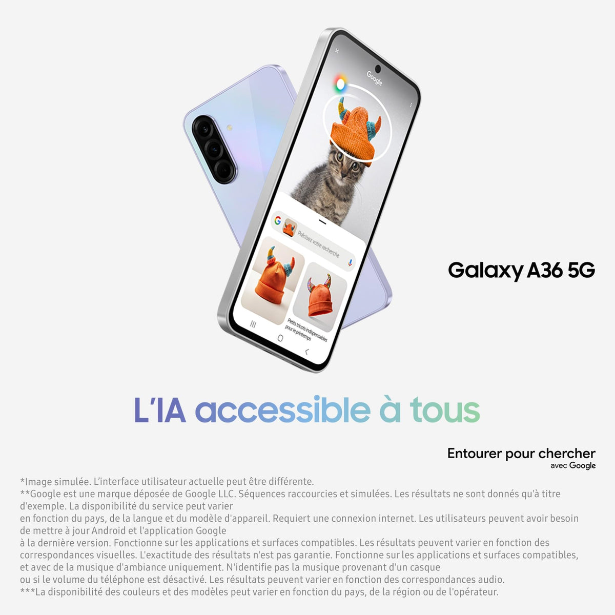 Samsung A366 Galaxy A36 (Double Sim - 6.7" - 256 Go - 8 Go RAM) Lime