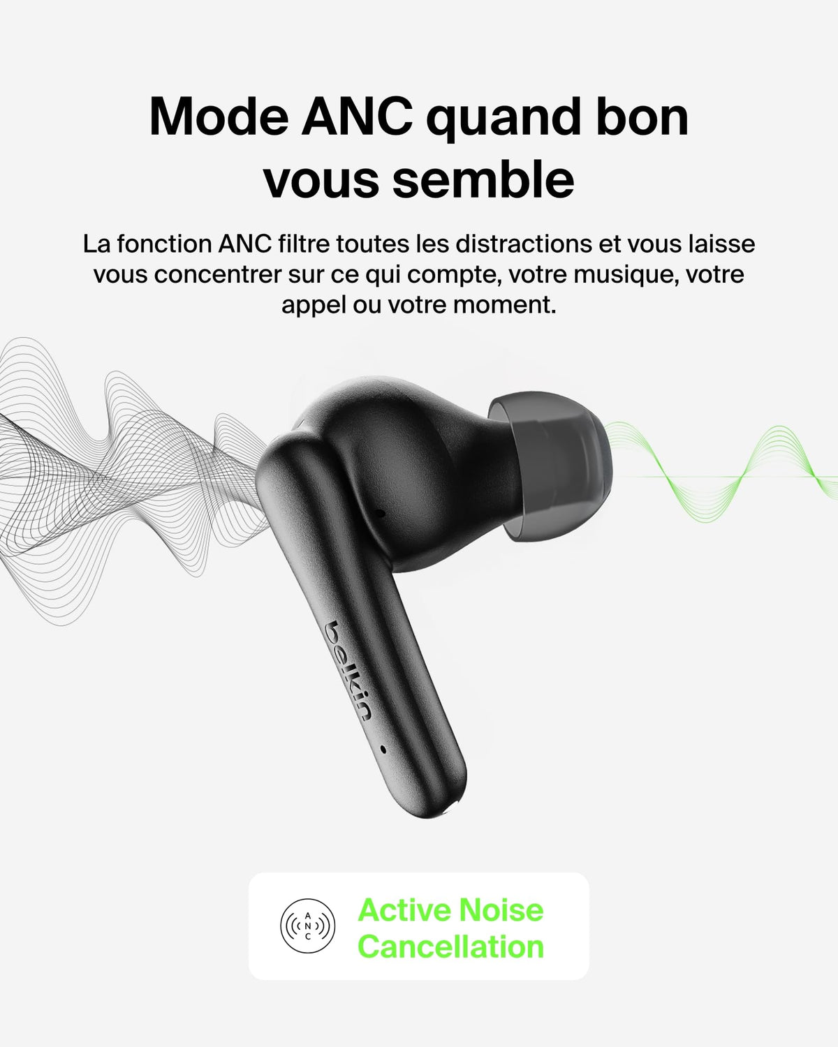 BELKIN Soundform Rhythm ANC True Wireless Earbuds