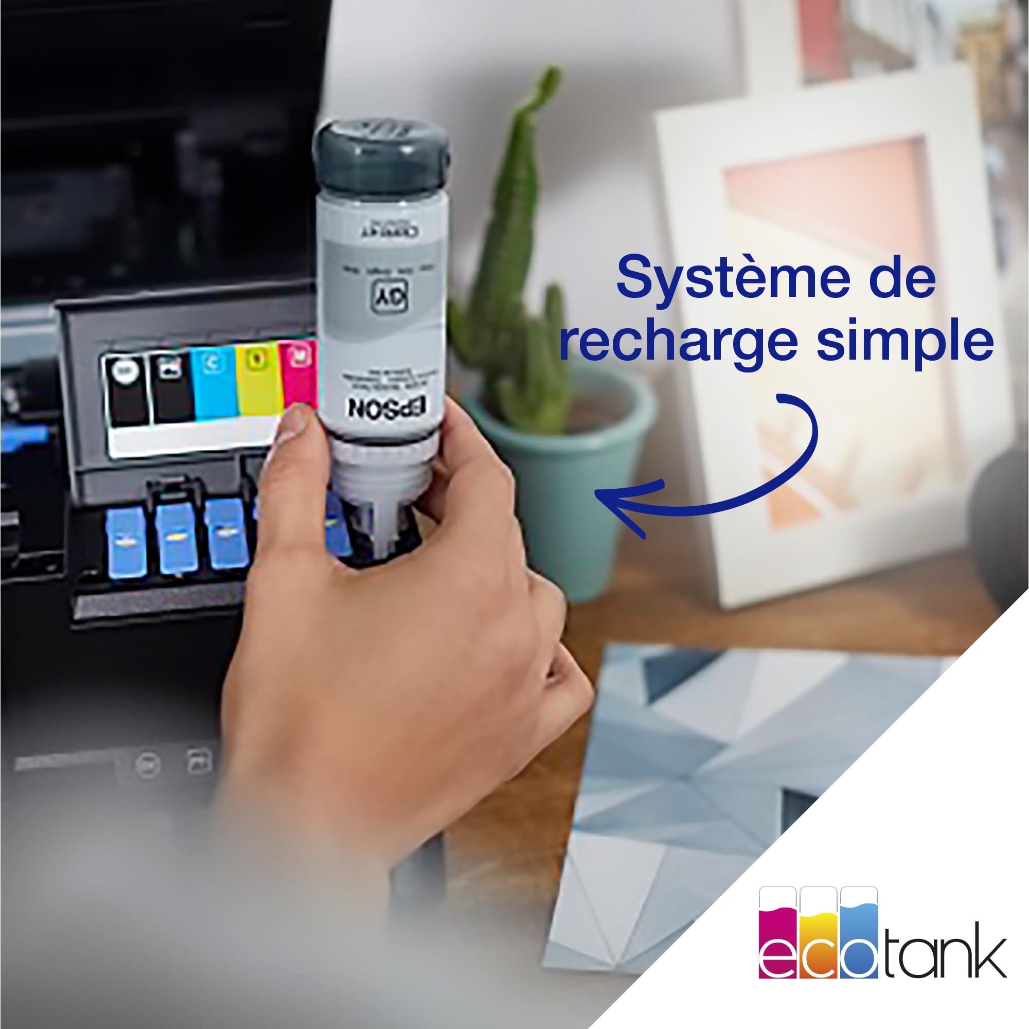 EPSON EcoTank ET-8550 MFP colour inkjet refillable A3 16ppm Print USB LAN Wi-Fi Black
