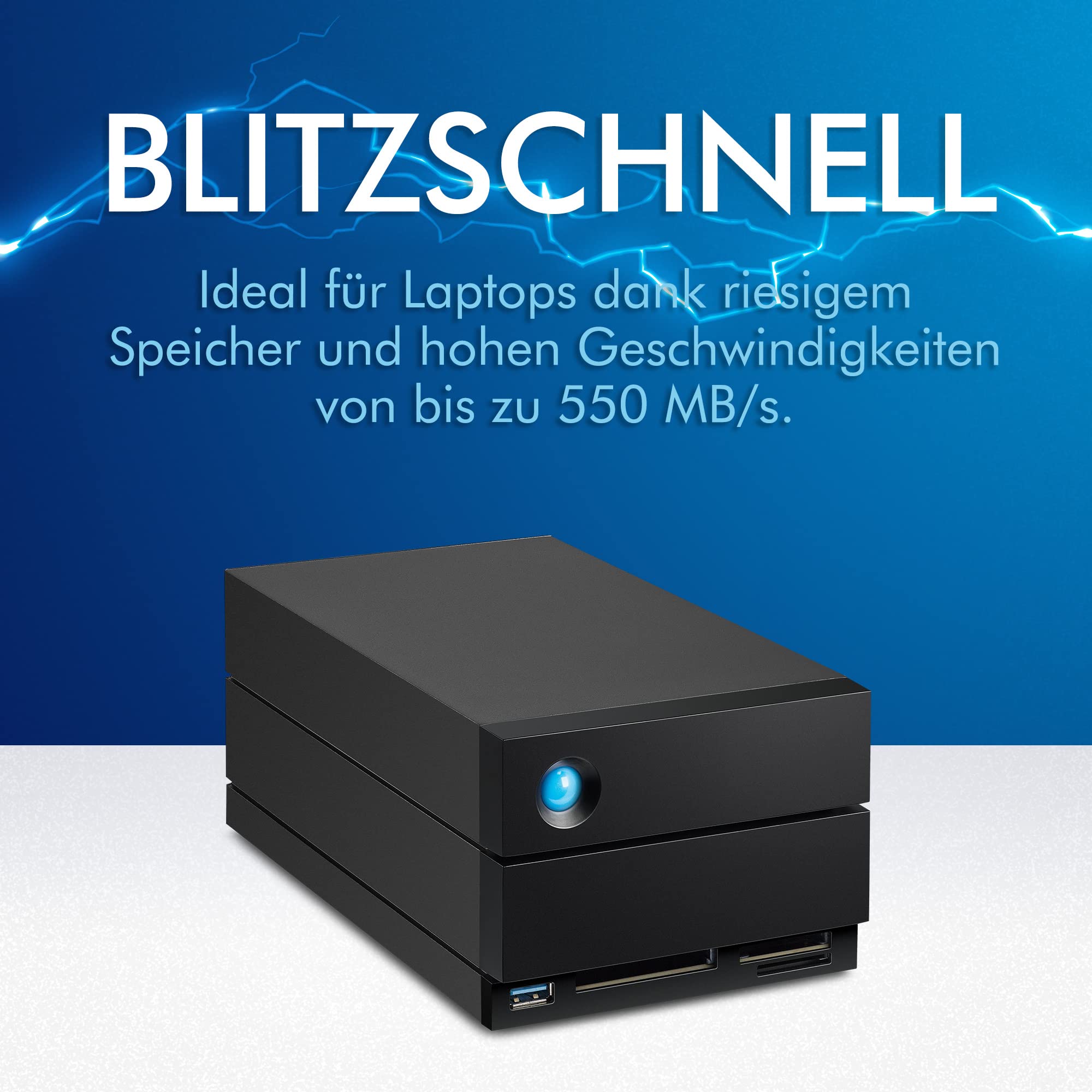 LACIE 20TB 2big Dock Thunderbolt 3 USB 3.2