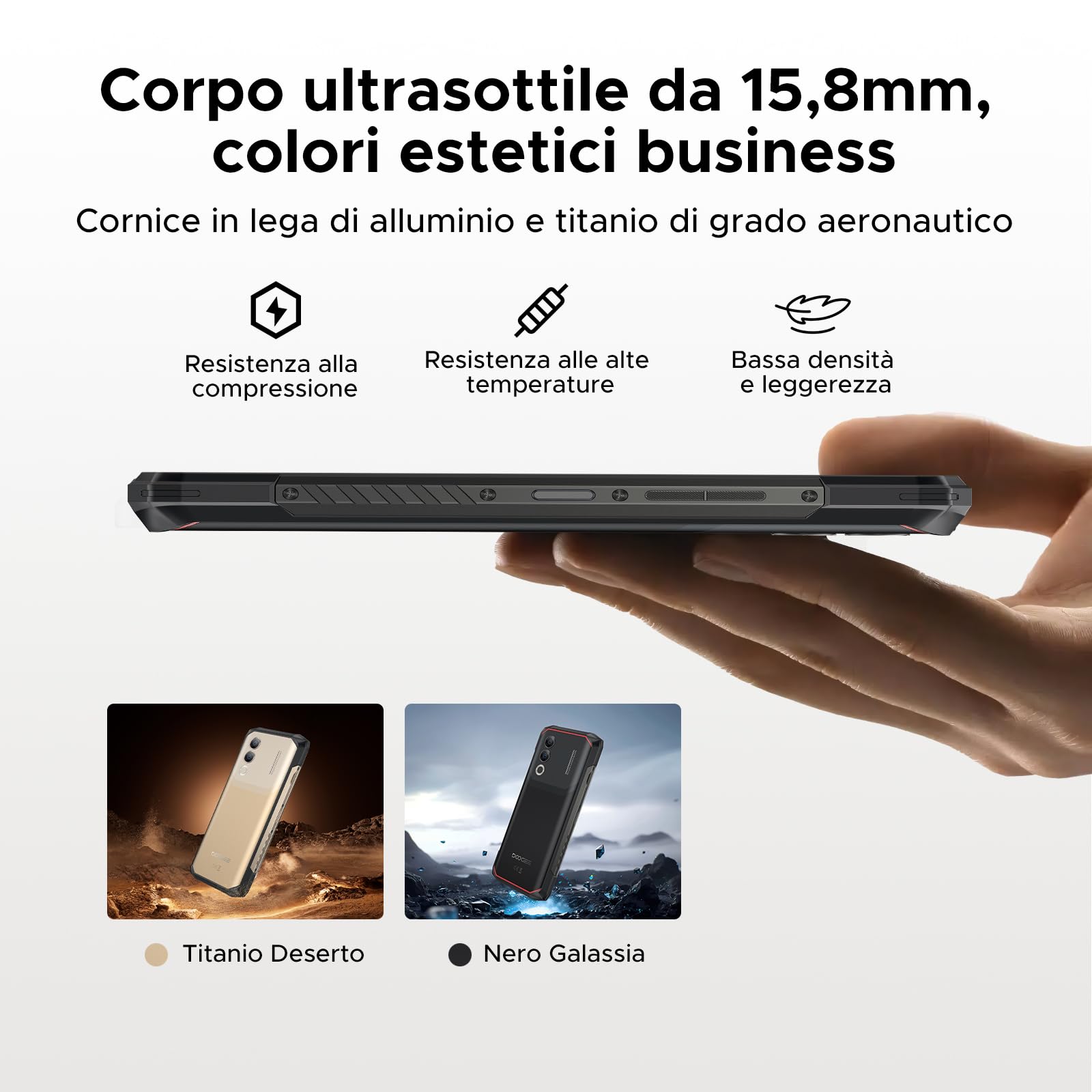 Doogee Blade 20 Turbo (NFC - 6.6'' - 256 Go, 8 Go RAM - 10 300 mAh) Noir