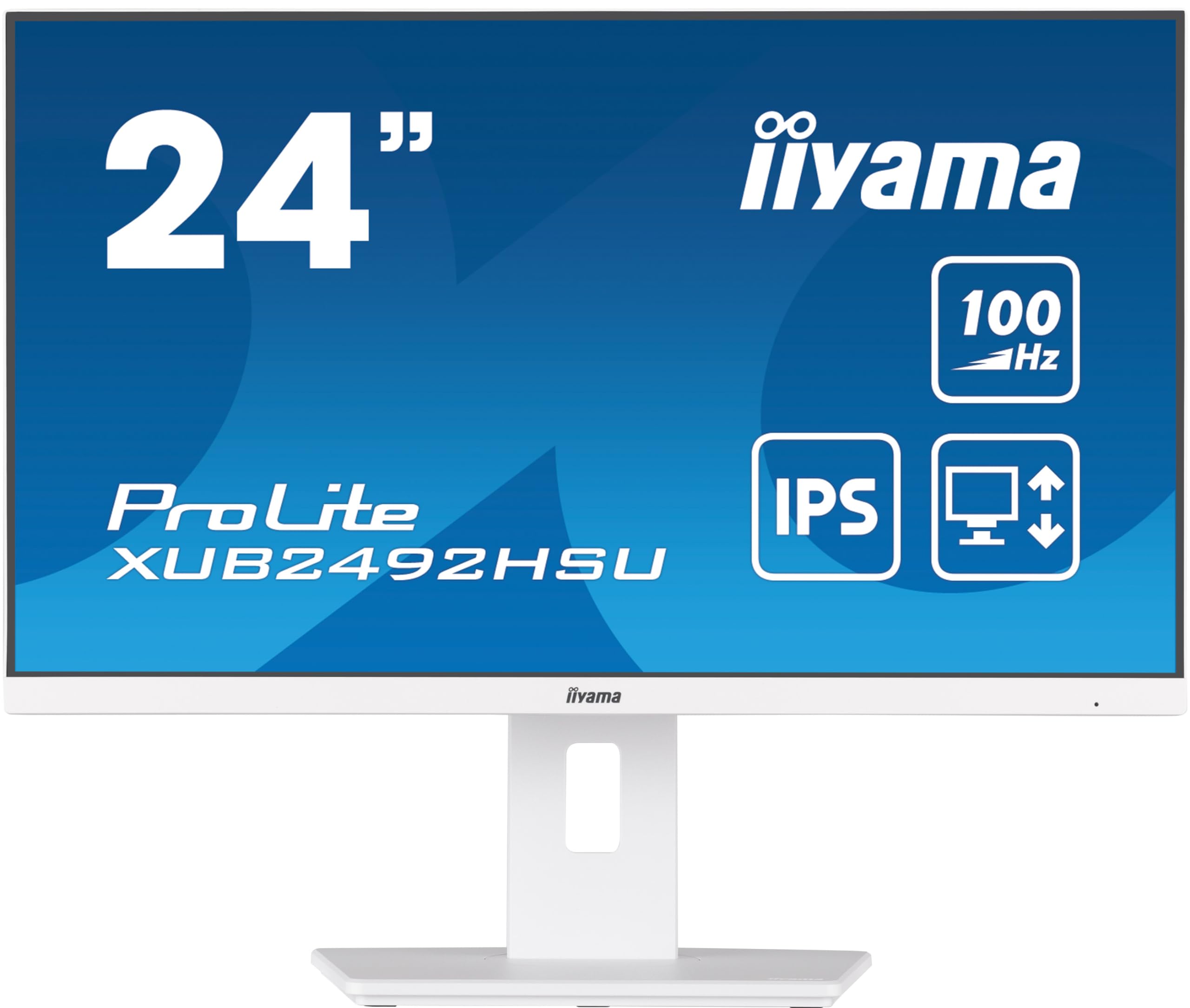 "iiyama XUB2492HSU-W6 écran plat de PC 60,5 cm (23.8"") 1920 x 1080 pixels Full HD LED Blanc"