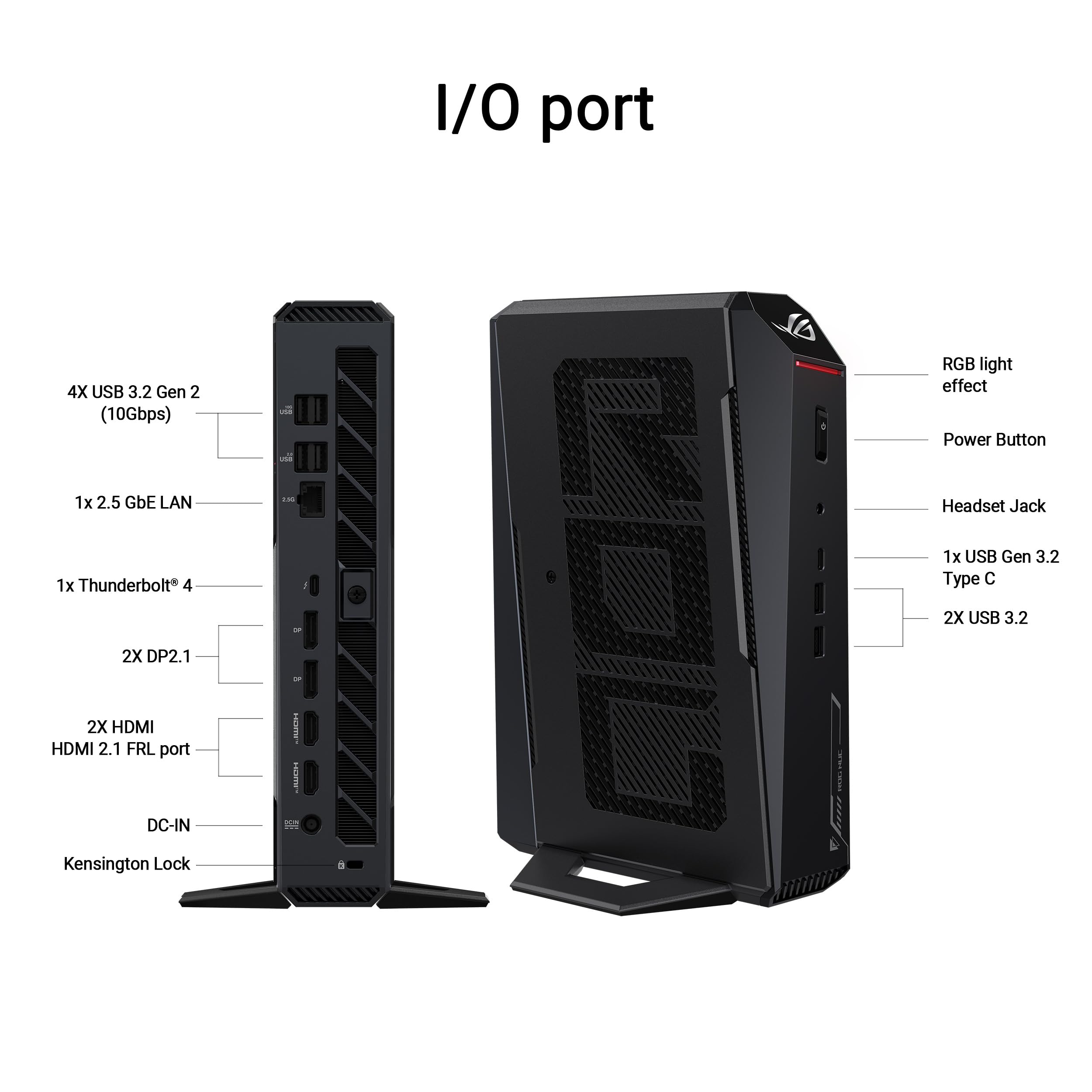 ASUS RNUC15JNK9X28AA2 Intel Core Ultra 9 275HX 16Go 2To NVIDIA GeForce RTX 5080 W11H