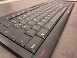 CHERRY Clavier STREAM KEYBOARD WIRELESS noir AZERTY (FR)