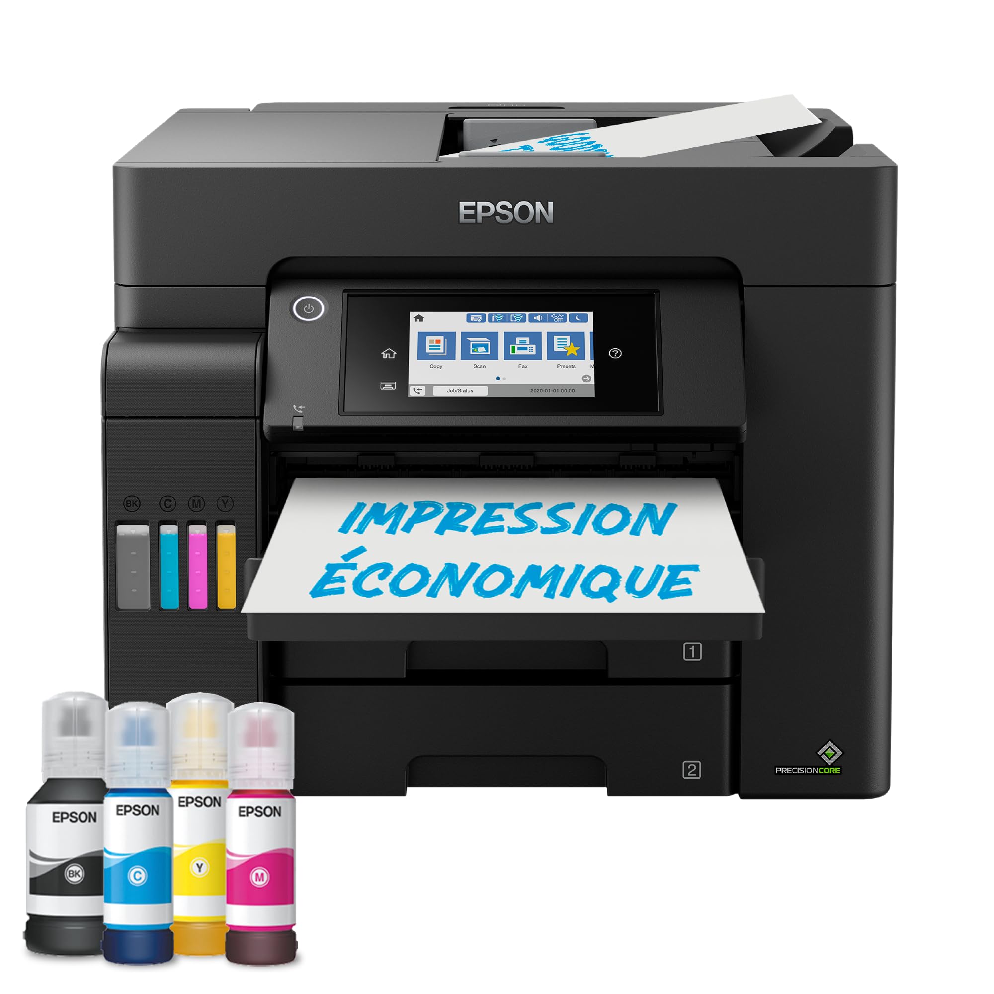 EPSON EcoTank ET-5805 MFP colour inkjet ITS A4 25ppm Print 550sheets USB LAN Wi-Fi Black