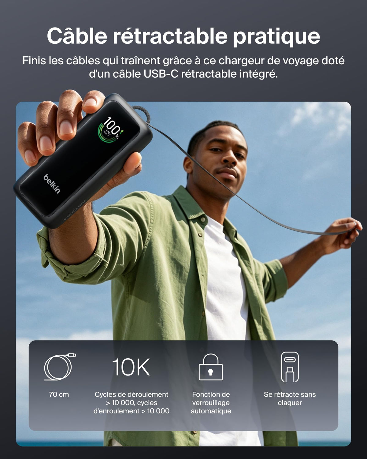 ULTRACHARGE 22k PD120w PowerBank Black