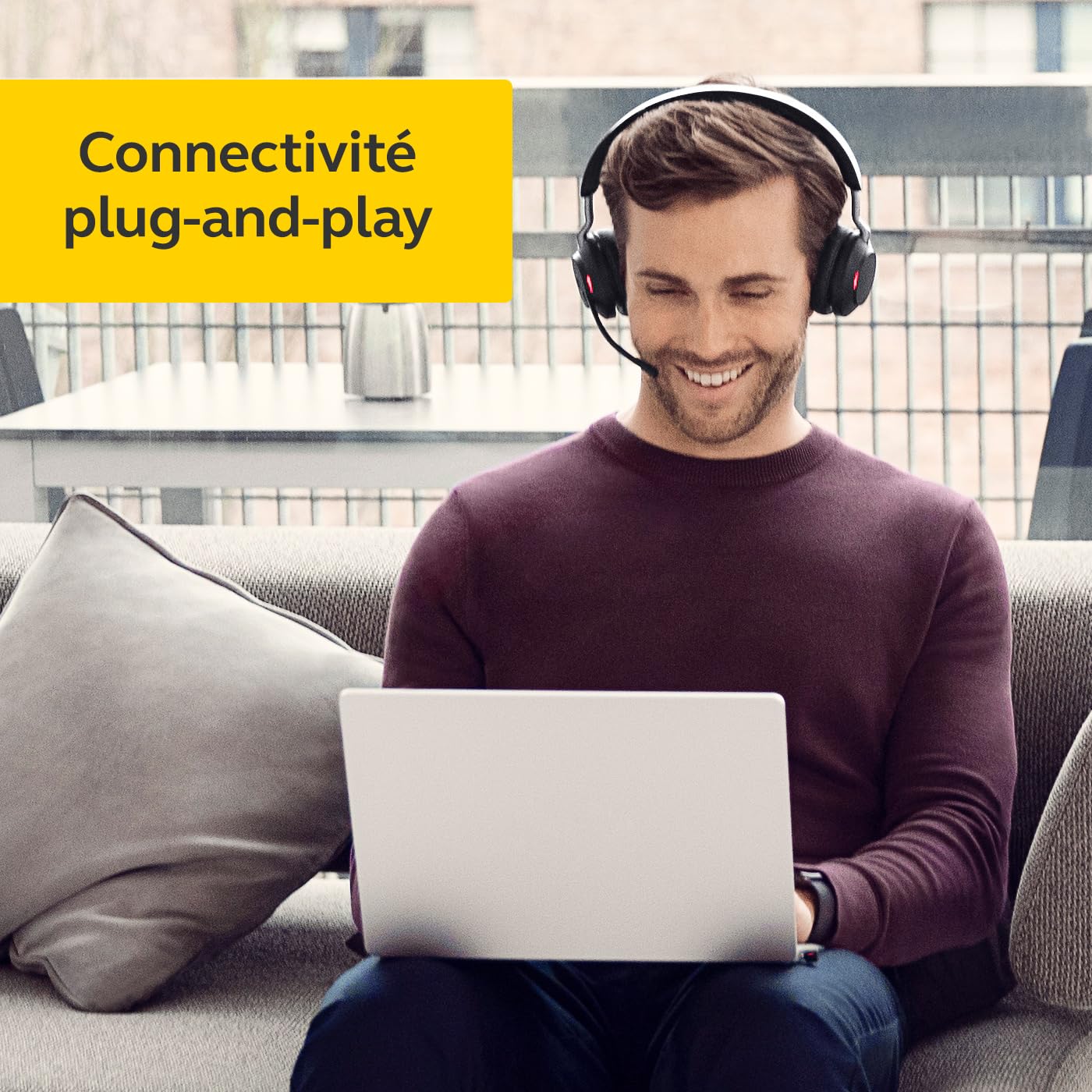 Jabra Evolve2 65 Headset UC Stereo Black