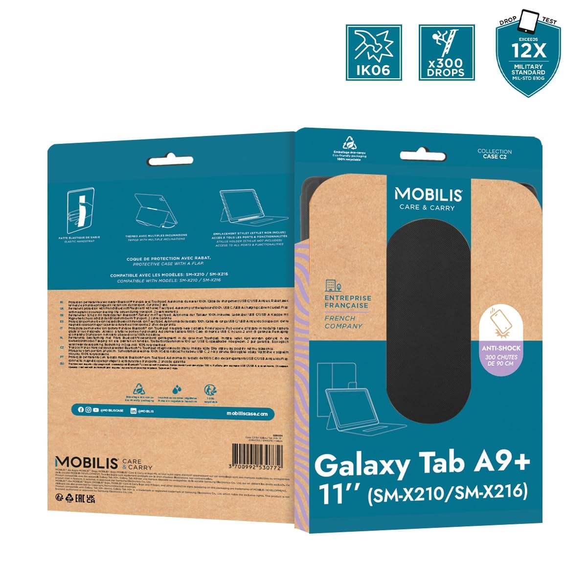 Case C2 for Galaxy Tab A9+11'' - Black