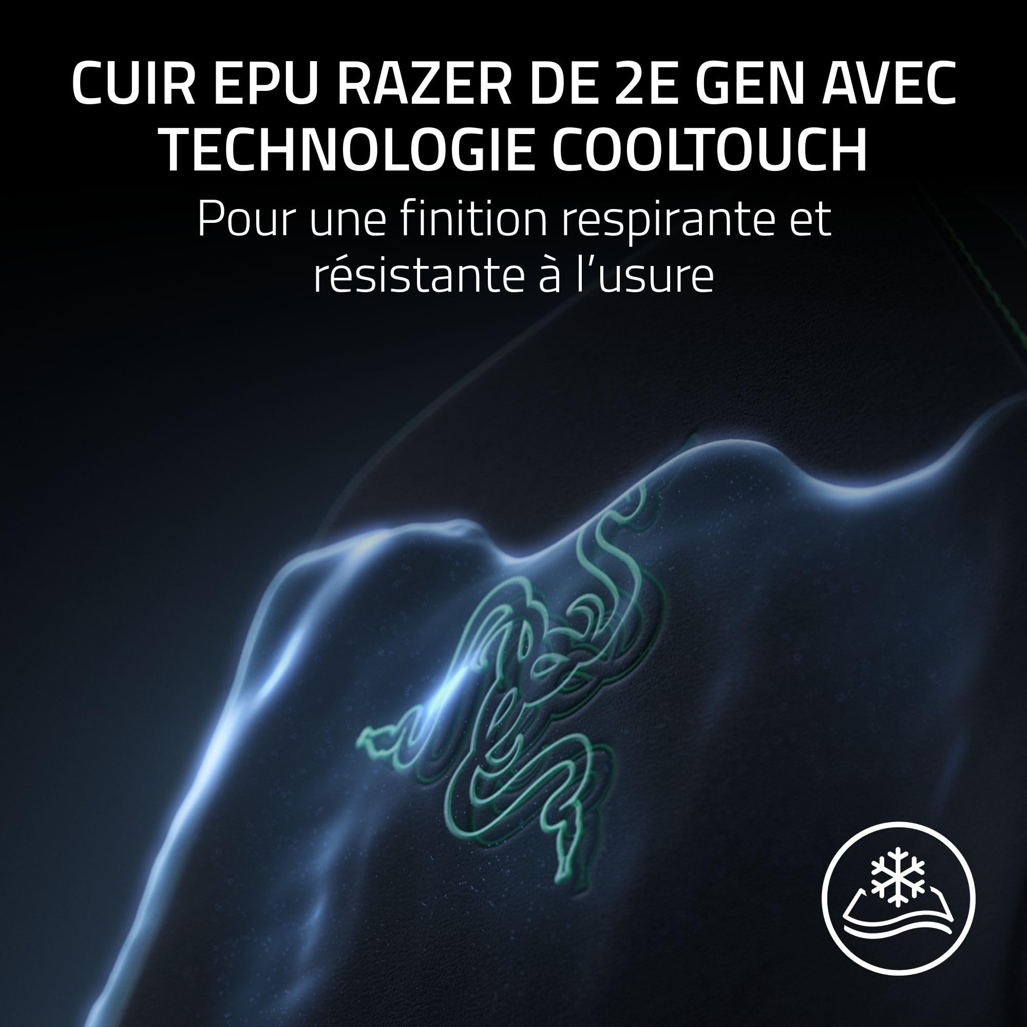 RAZER Iskur V2 NewGen Light Gray - Fauteuil Gaming