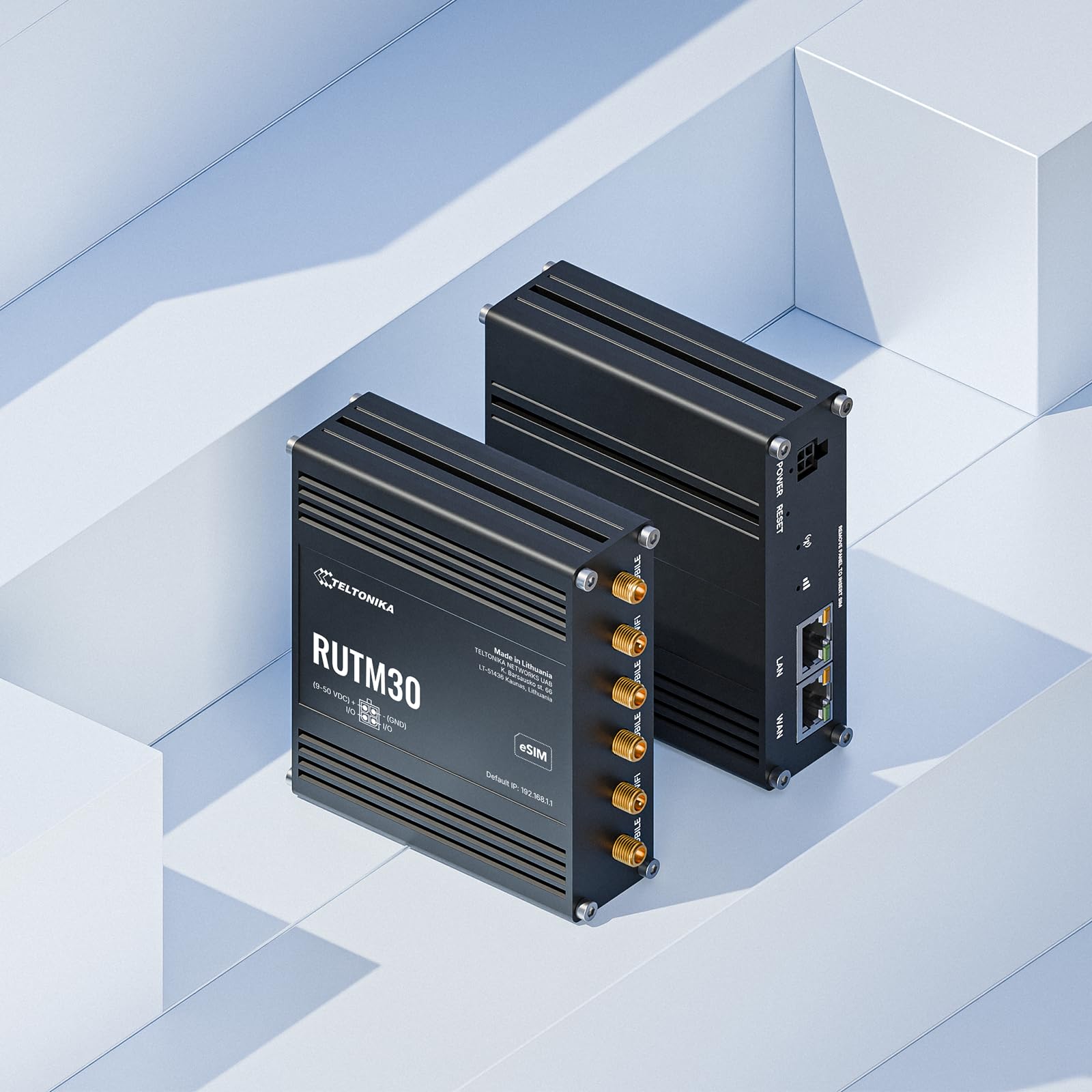 TELTONIKA NETWORKS RUTM30 DUAL SIM eSIM 5G/4G/LTE/3G Router