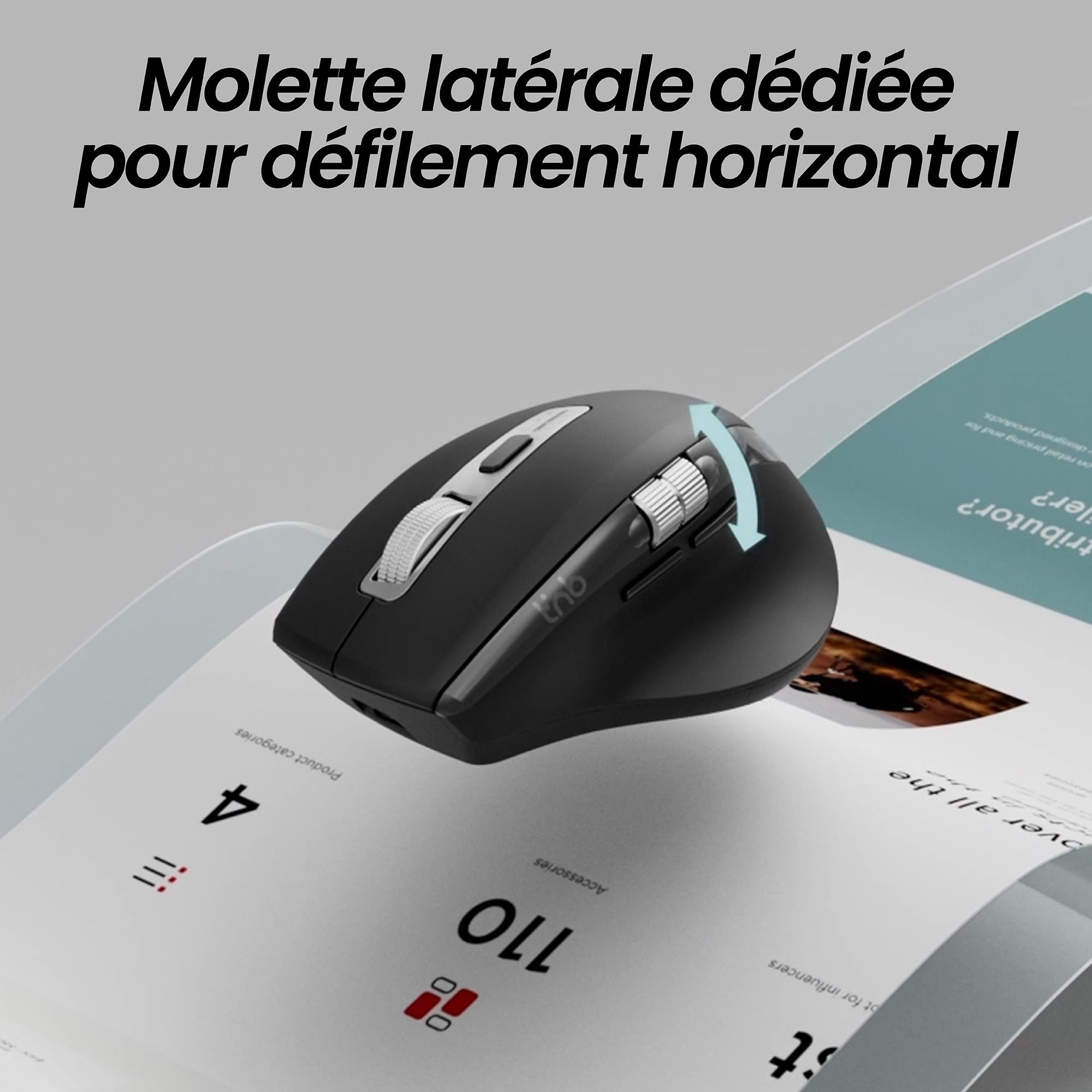 TNB INFINITEPRO - Rechargeable Wireless Mouse With Double Wheel