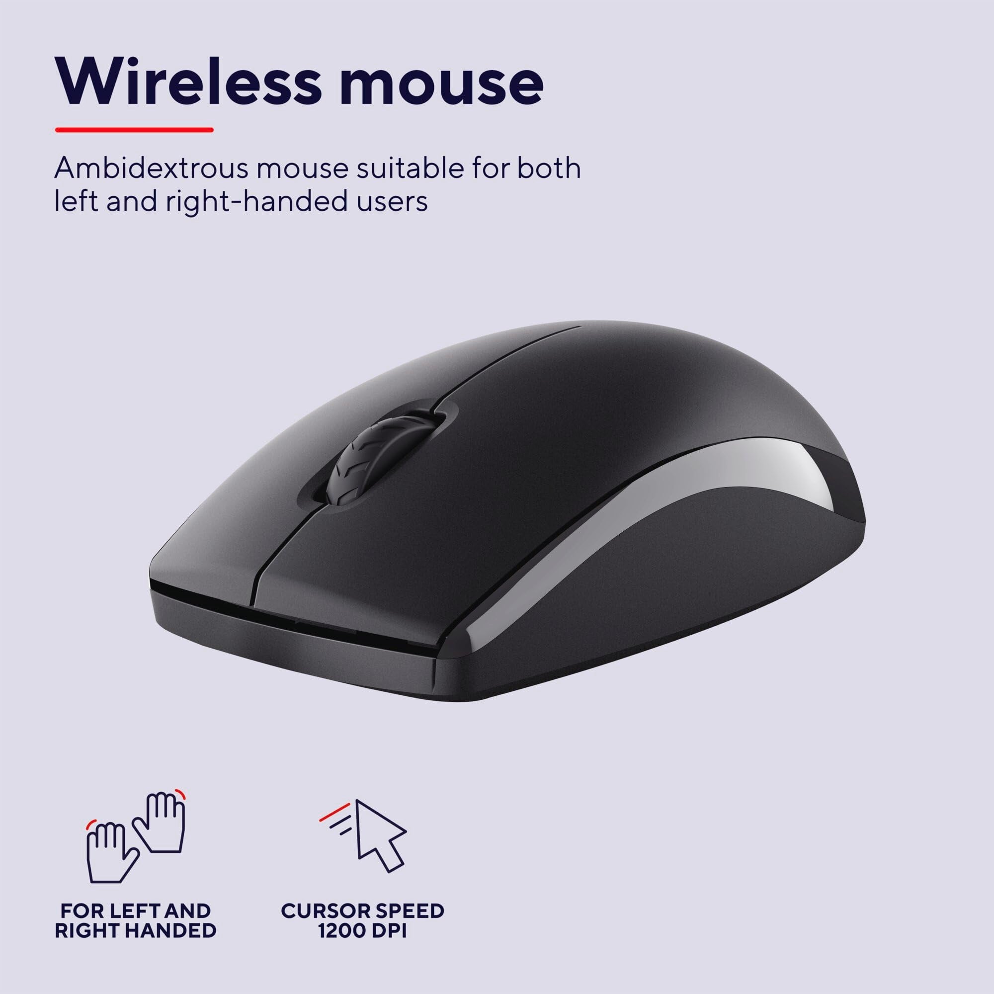 TRUST Pack clavier & souris sans fil PRIMO (FR)