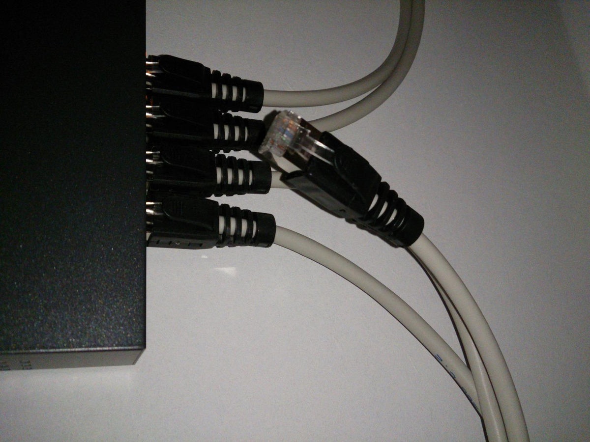 Manchon RJ45 noir clipsable diamètre 6 mm (sachet de 10 pcs)