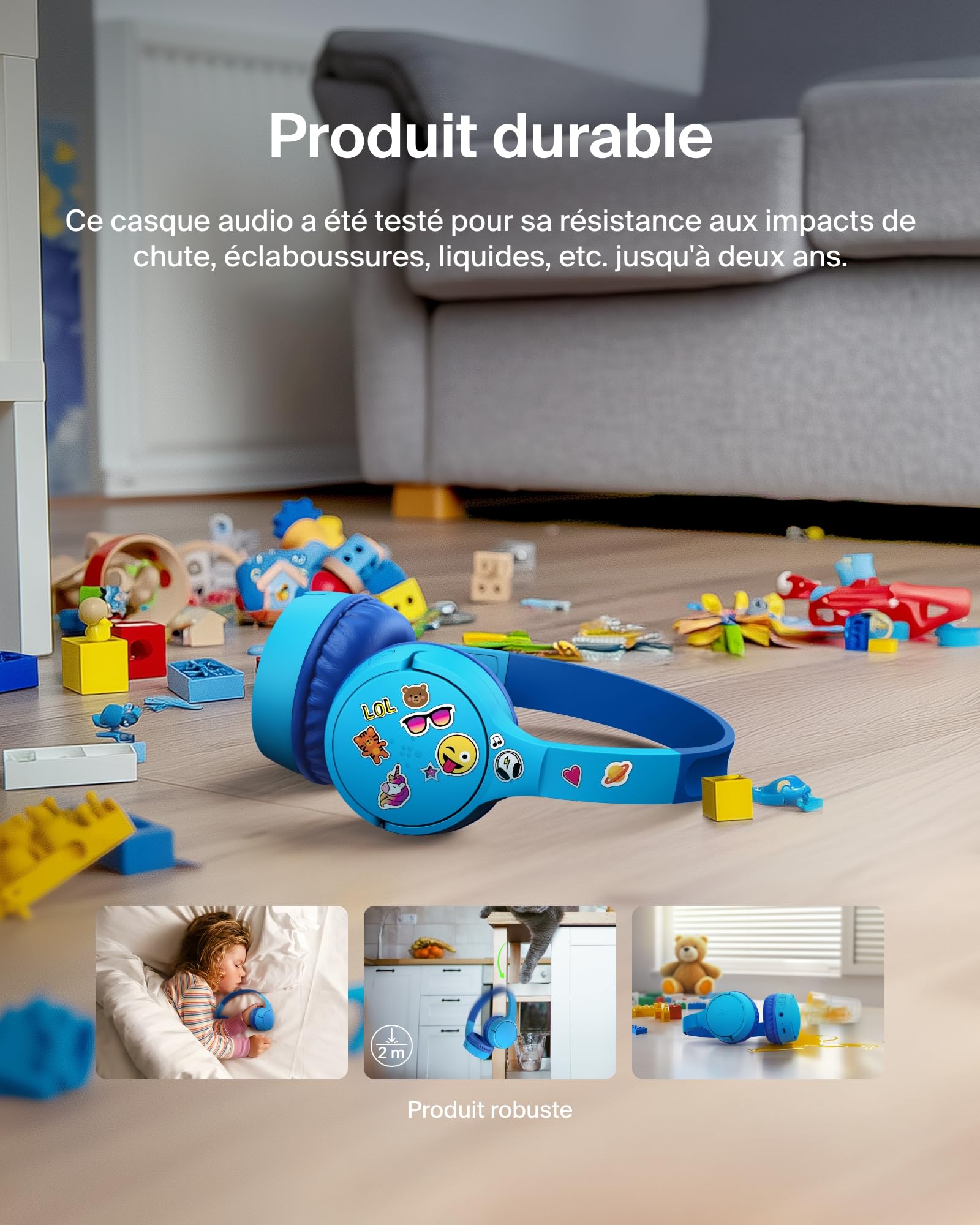 BELKIN Soundform Mini Kids Headphones Blue