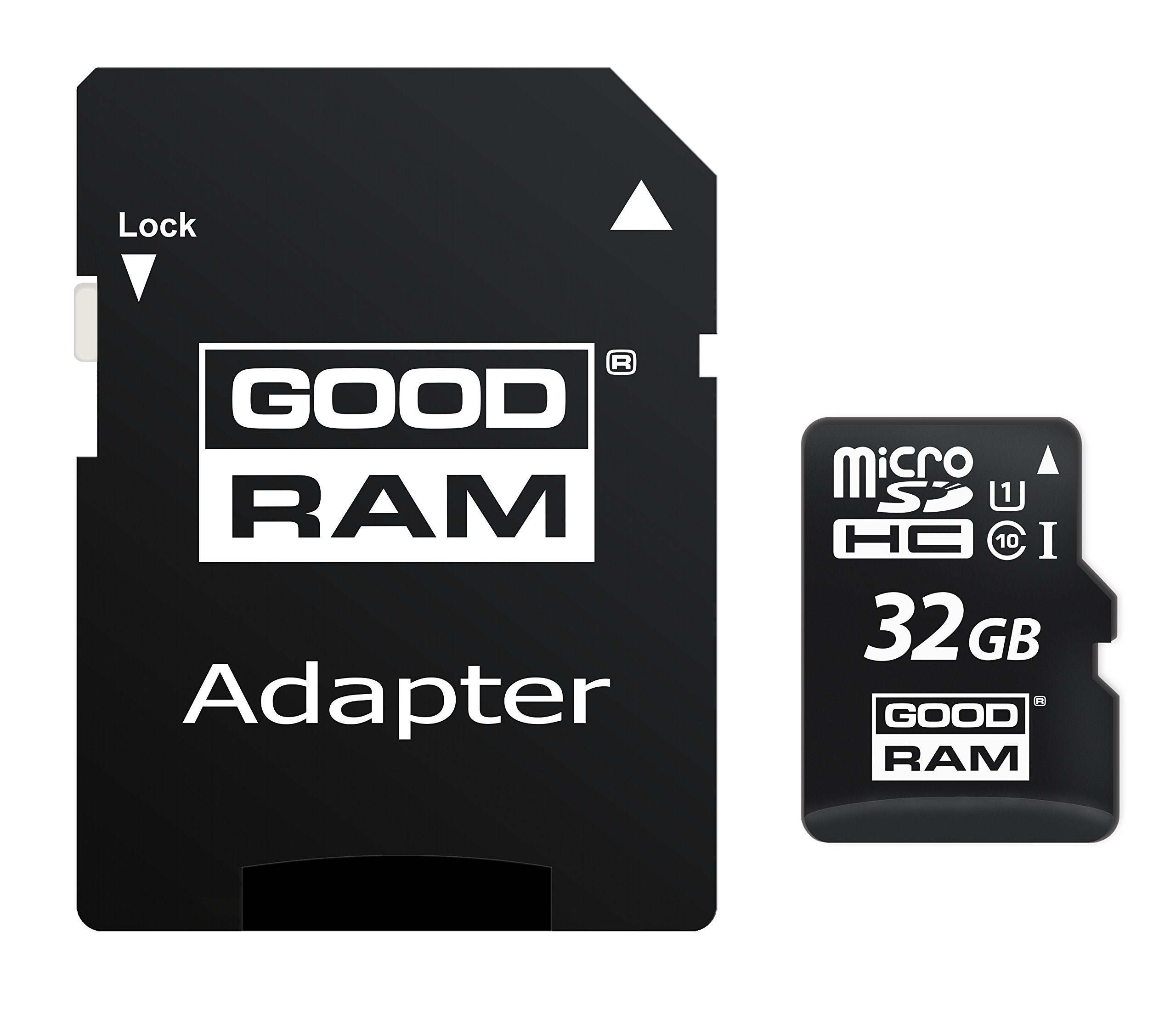 Carte Mémoire GoodRAM 32 Go (Avec Adaptateur carte SD)