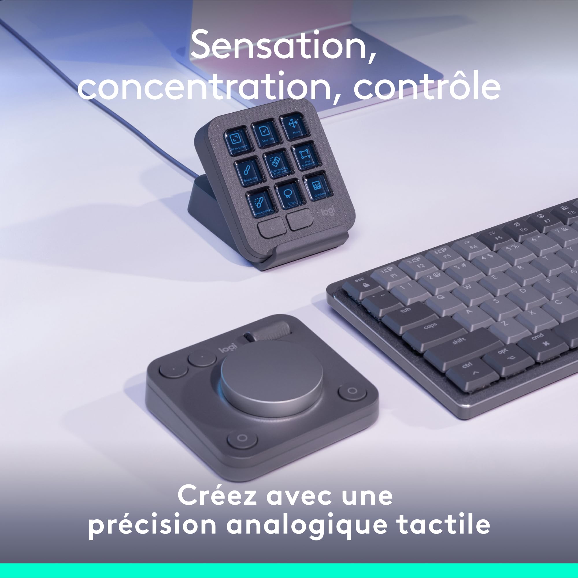Logitech MX Creative Console-GRAPHITE-EM