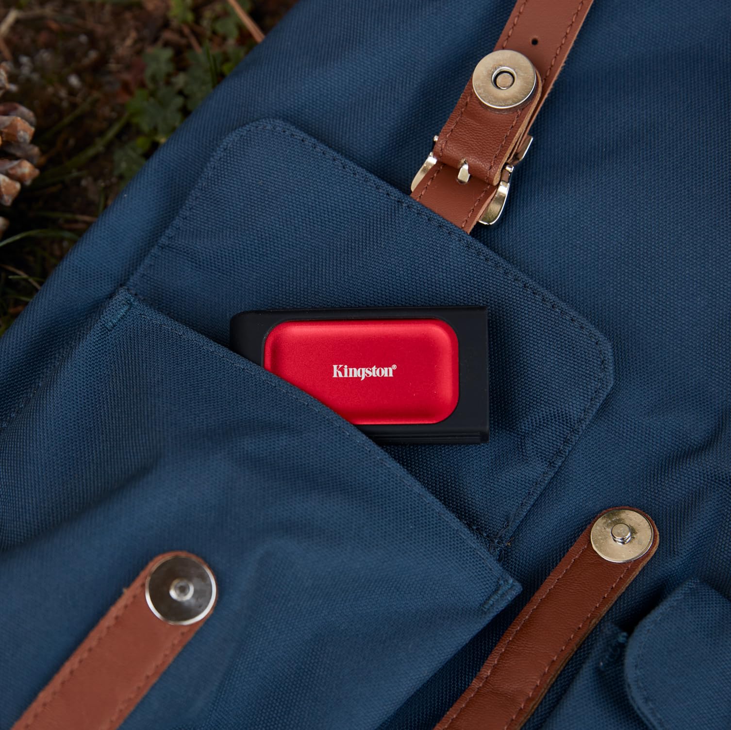KINGSTON XS1000R 2To SSD Pocket-Sized USB 3.2 Gen 2 External Solid State Drive Red