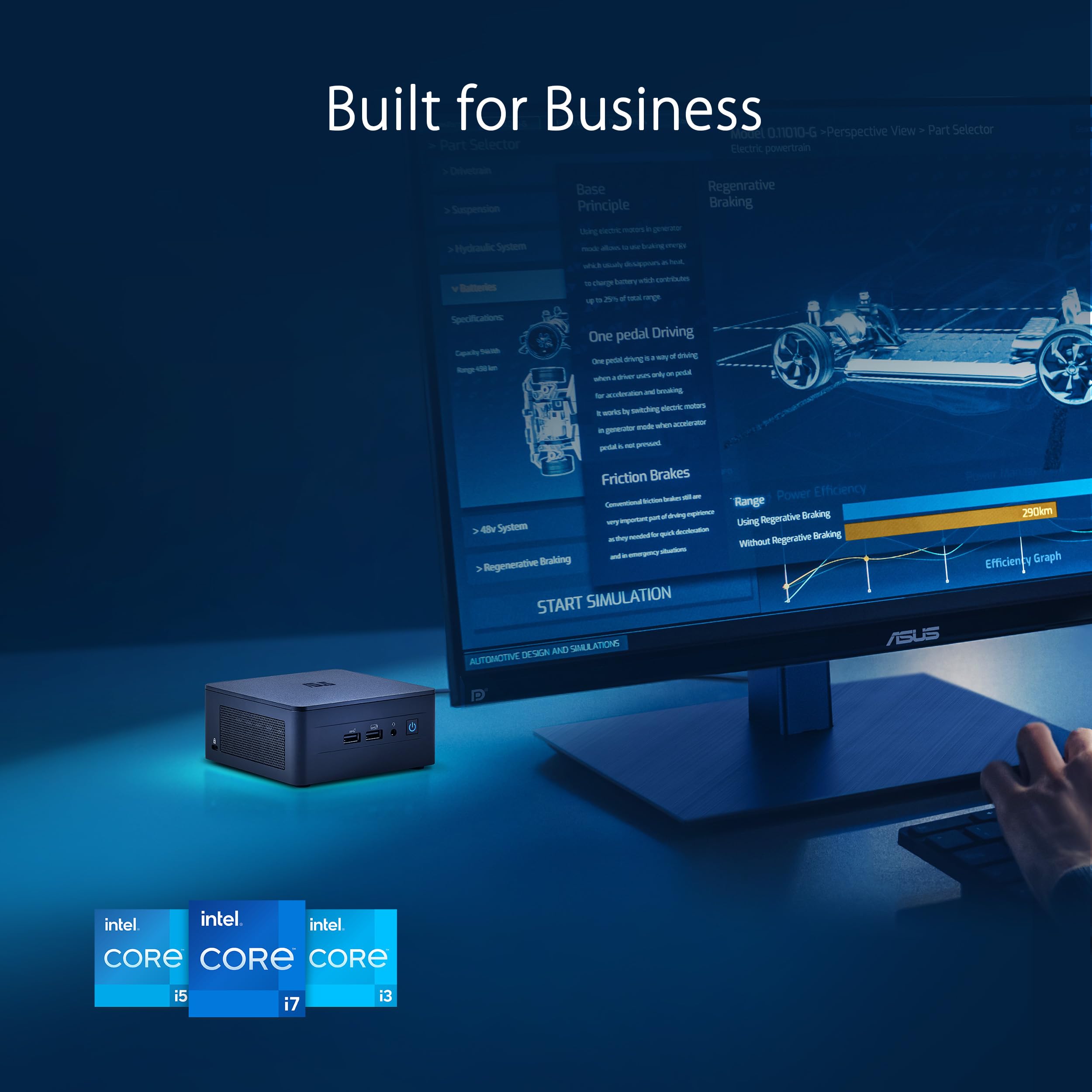 ASUS RNUC13ANKI500002I Barebone Intel Core i5-1340P Kit L6 EU cord
