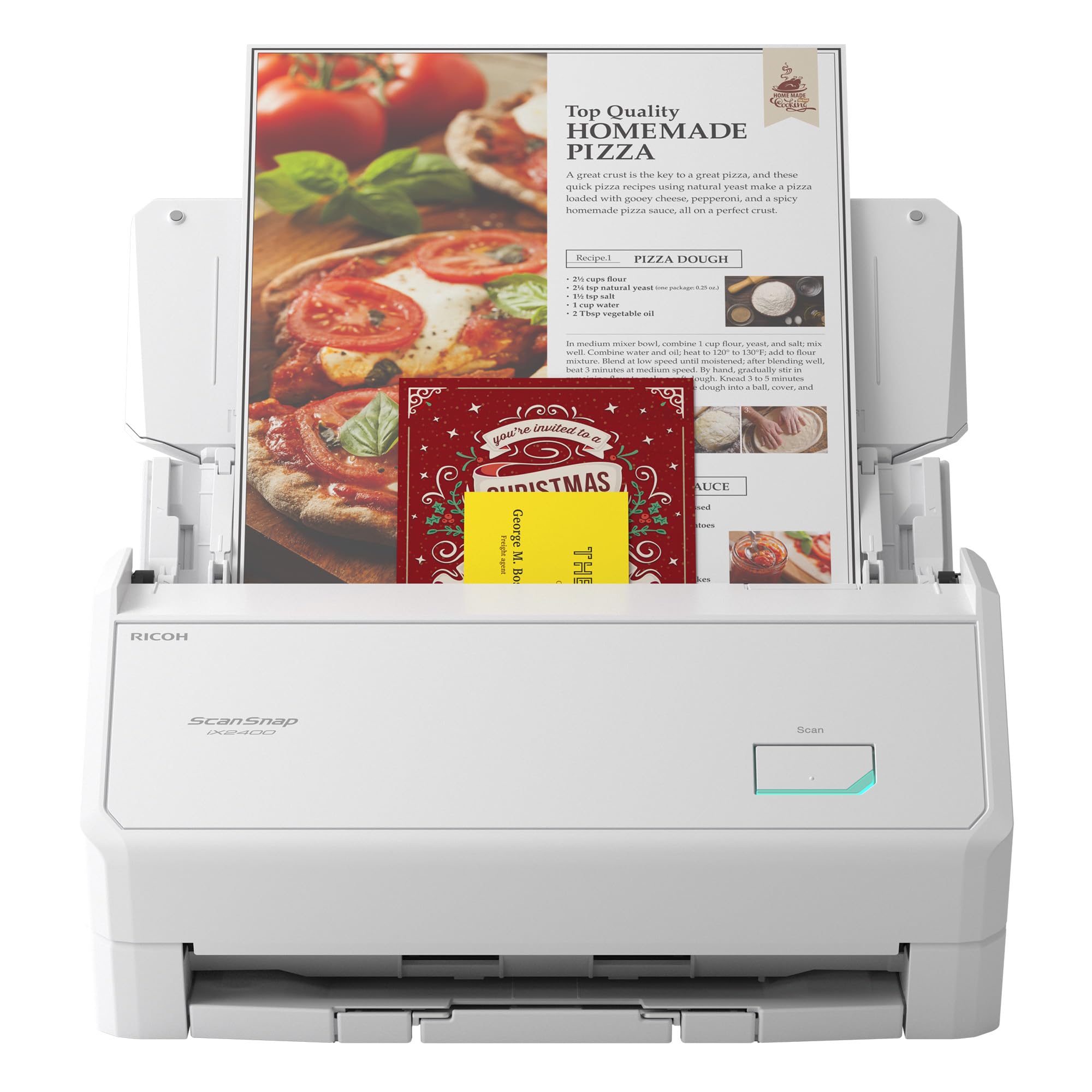 RICOH ScanSnap iX2400 45ppm/90ipm White A4 Duplex ADF USB 3.2