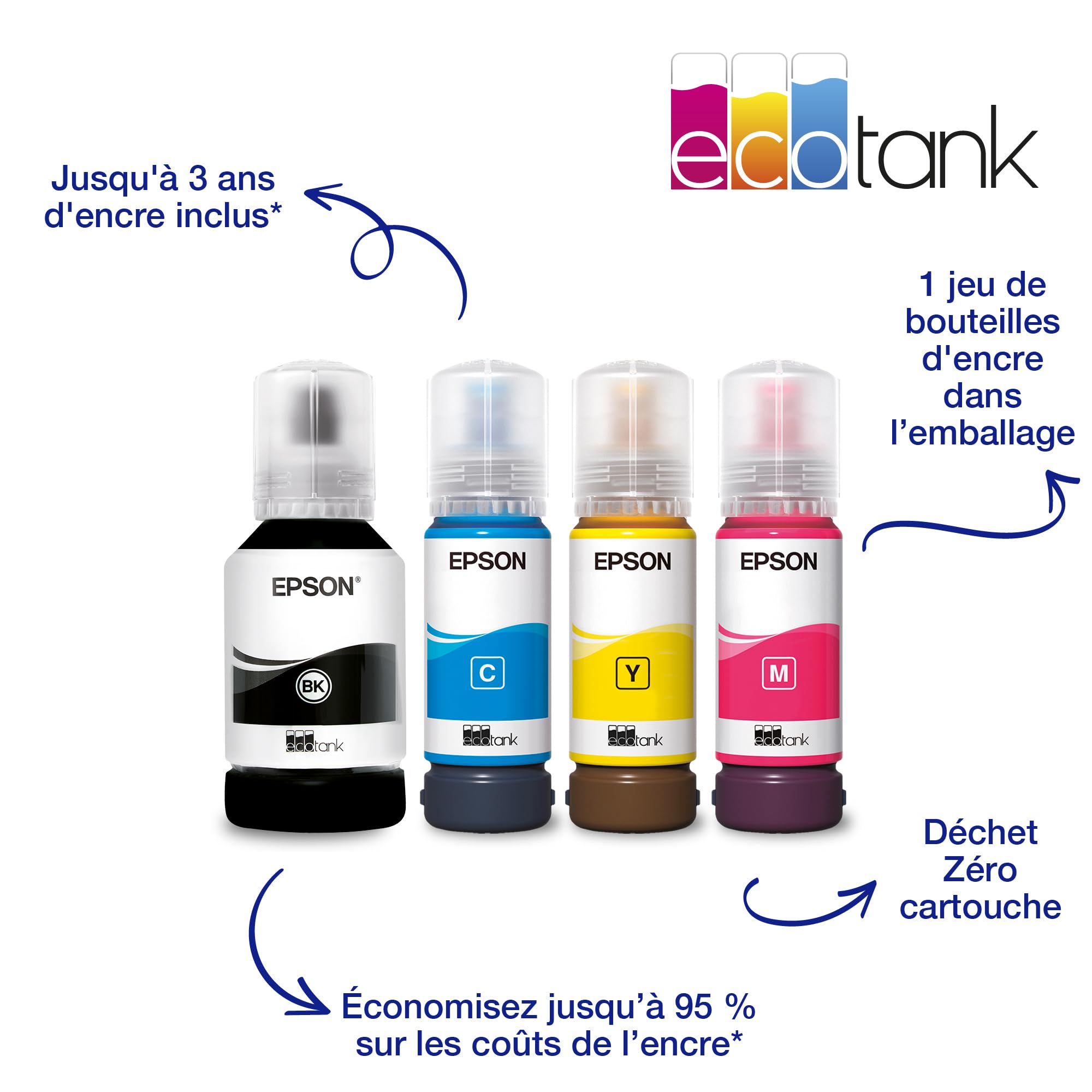 EPSON EcoTank ET-15000 MFP colour ink-jet A3/Ledger 297x432mm 11.5ppm copy 17ppm print 270 sheets USB 2.0 LAN Wi-Fi