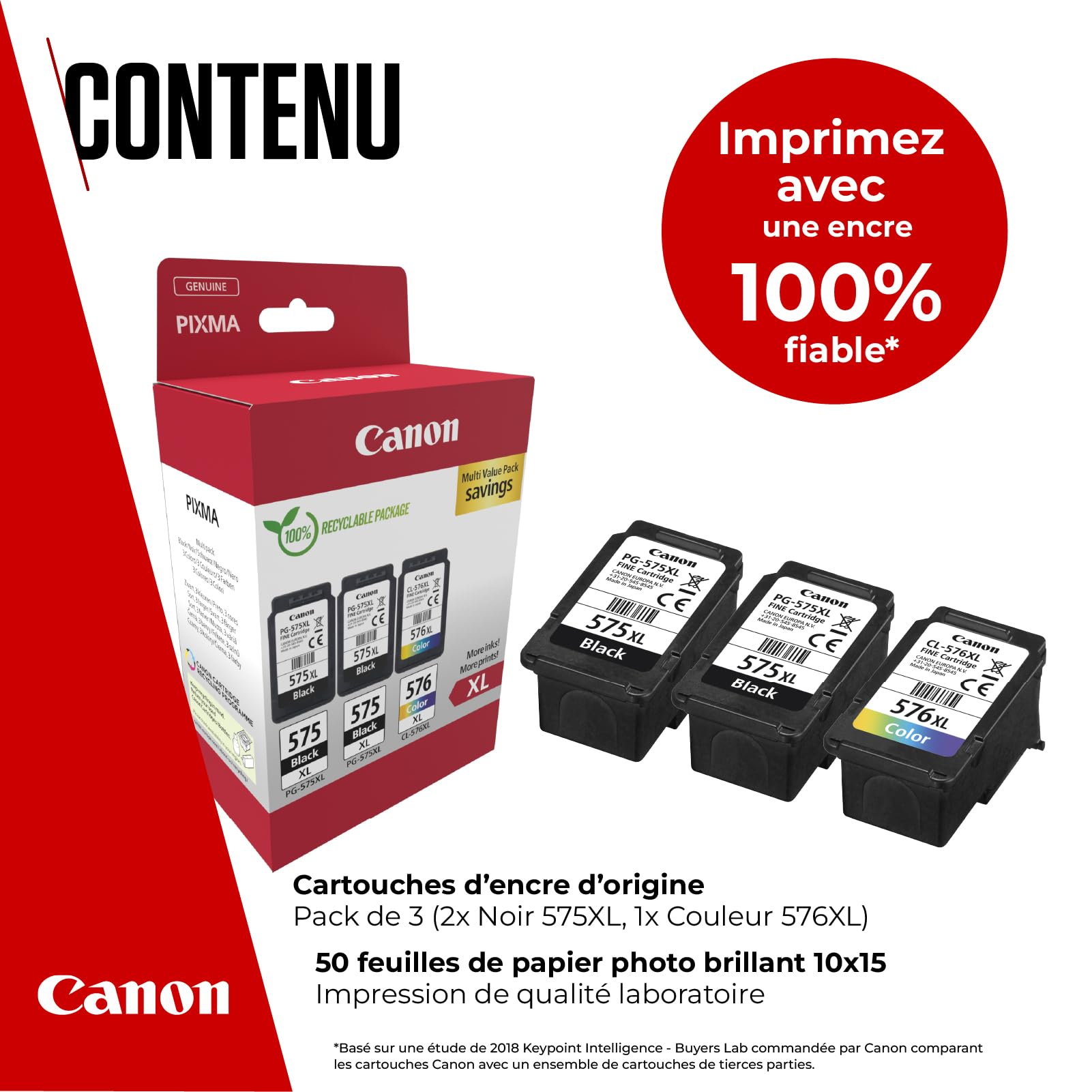CANON PG-575XLx2/CL-576XL Ink Cartridge MULTI