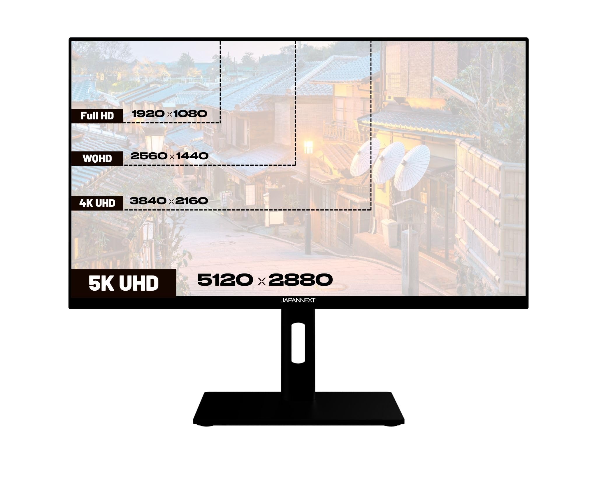 JAPANNEXT  JN-IPS275K-HSPC9 Ecran LED 27 5K(5120x2880) 60Hz IPS 350 cd/m  2000: