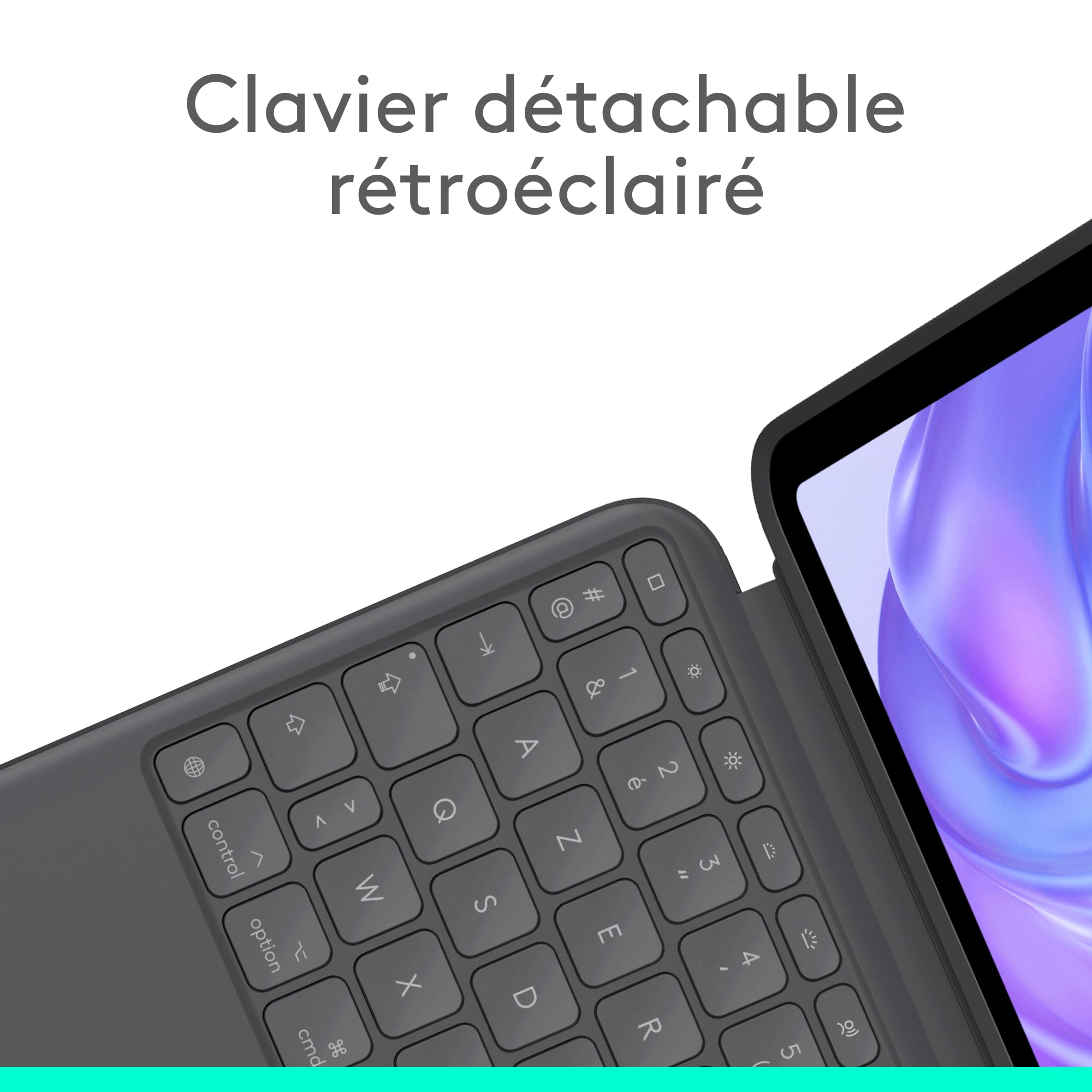 LOGITECH Combo Touch iPad Pro 11p M4 GRAPHITE (FRA)