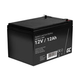 Green Cell AGM Battery 12V 12Ah - Batterie - 12.000 mAh Sealed Lead Acid (VRLA)