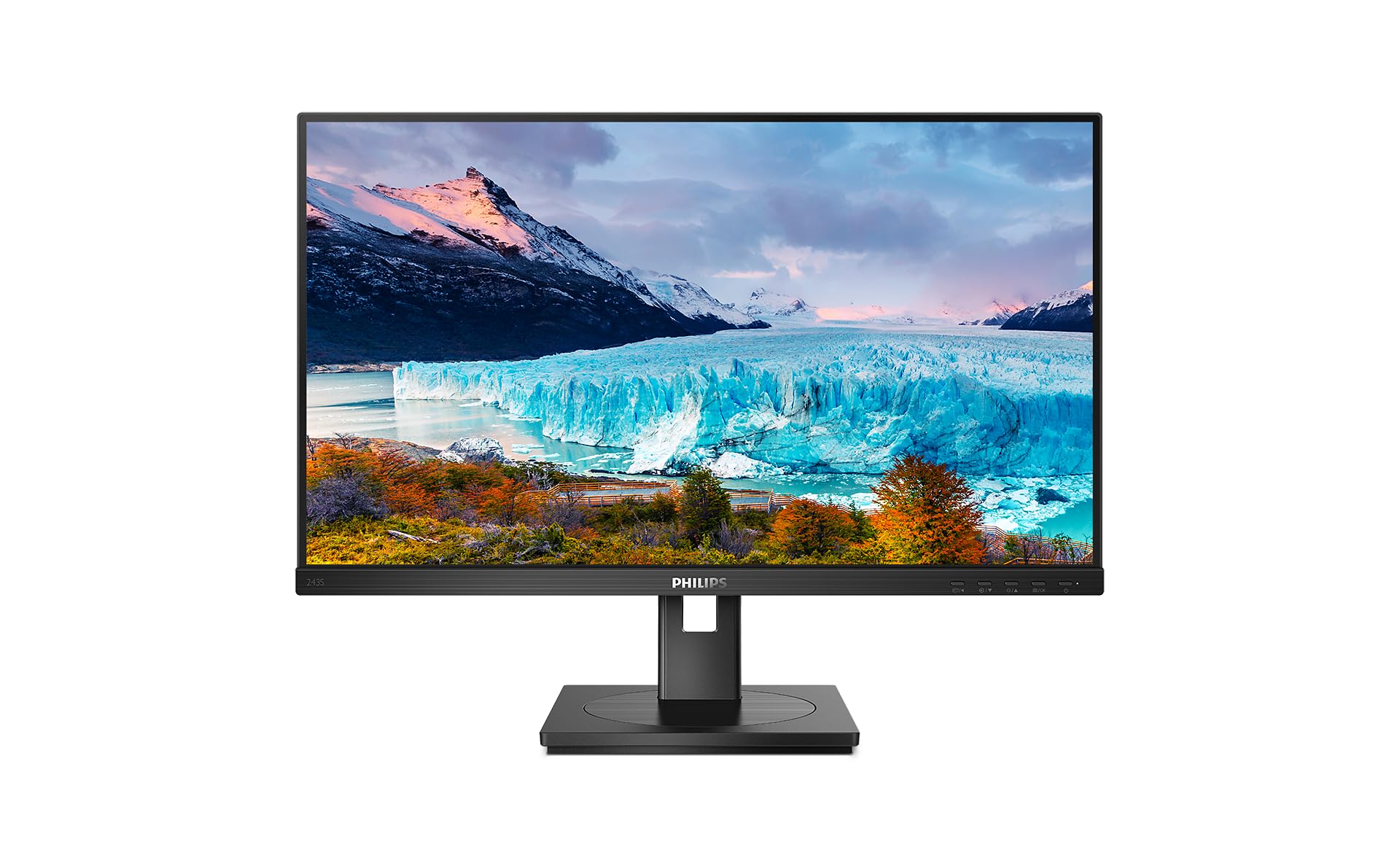 PHILIPS 243S1 Ã‰cran LED - 24"-1920 x 1080 Full HD @ 75 Hz - IPS - 300 cd/mÂ² - 1000:1 - 4 ms - HDMI, DP, USB-C - haut parleur- LAN