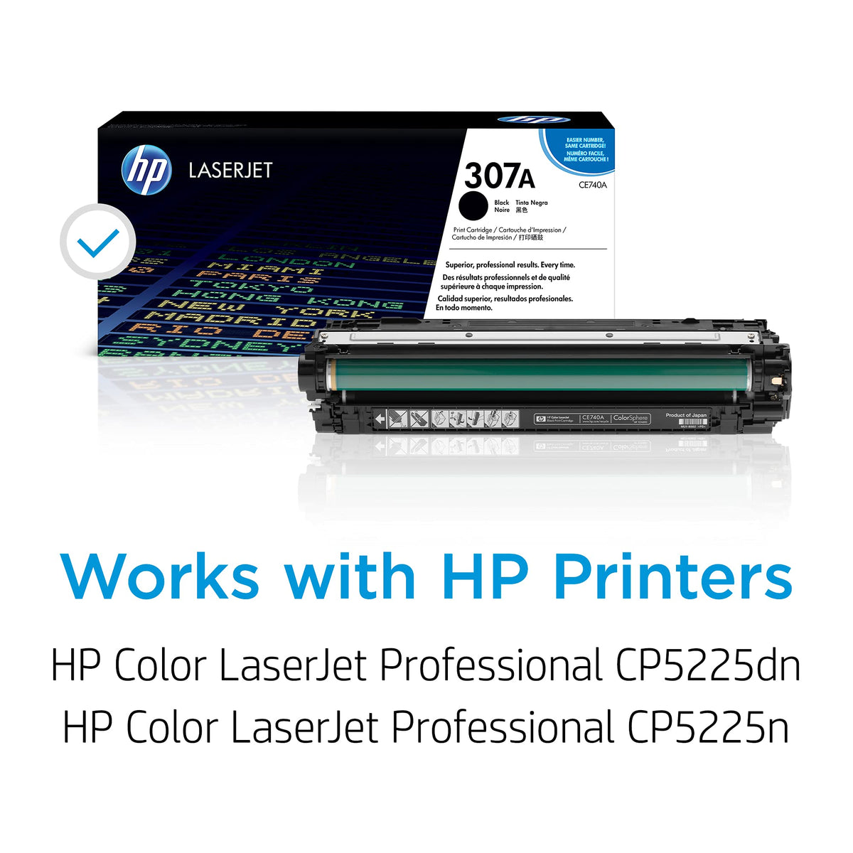 HP original Colour Laserjet CE740A Toner cartridge black standard capacity 7.000 pages 1-pack