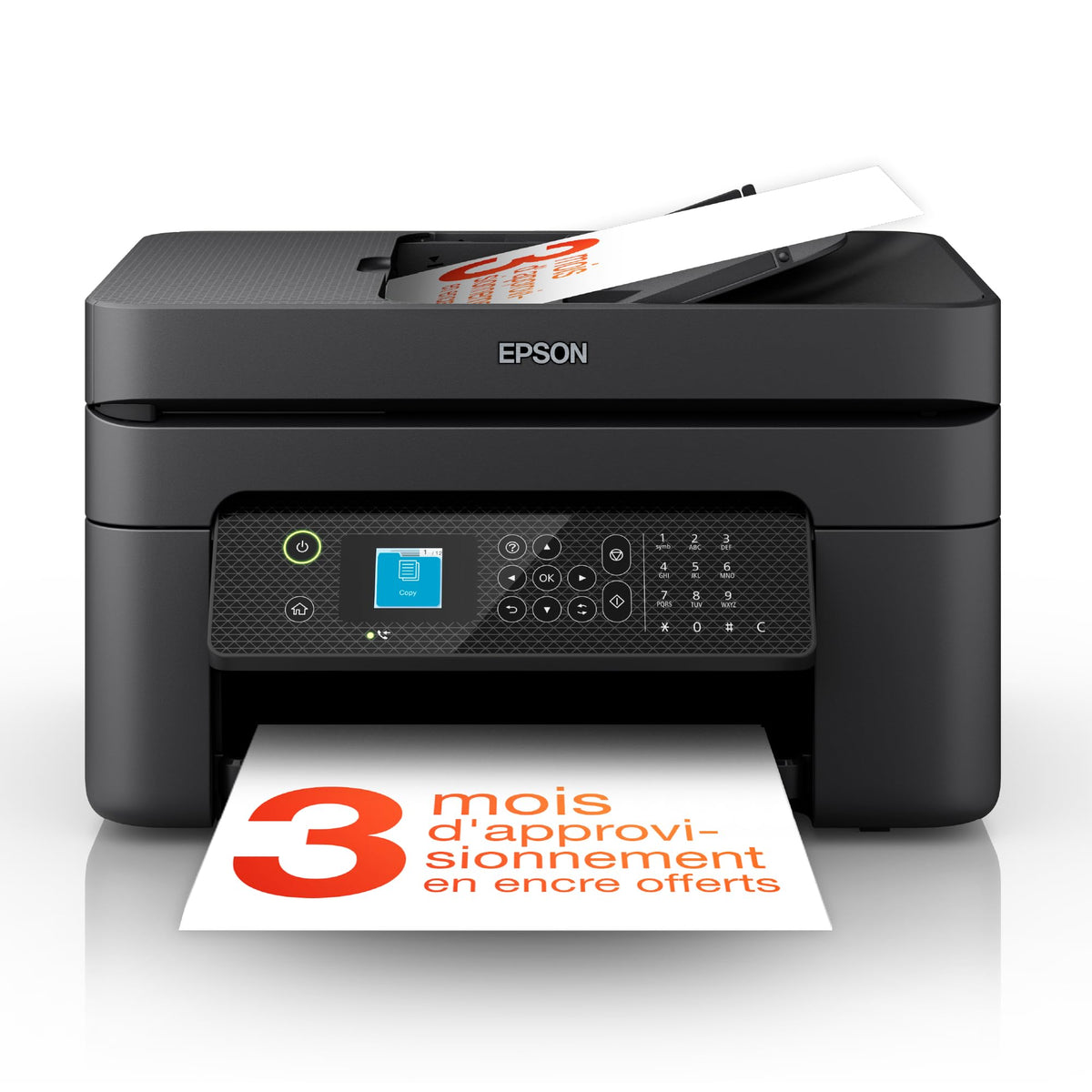 EPSON WorkForce WF-2930DWF MFP colour ink-jet 216x297mm A4 10ppm print 100 sheets USB 2.0 Wi-Fi