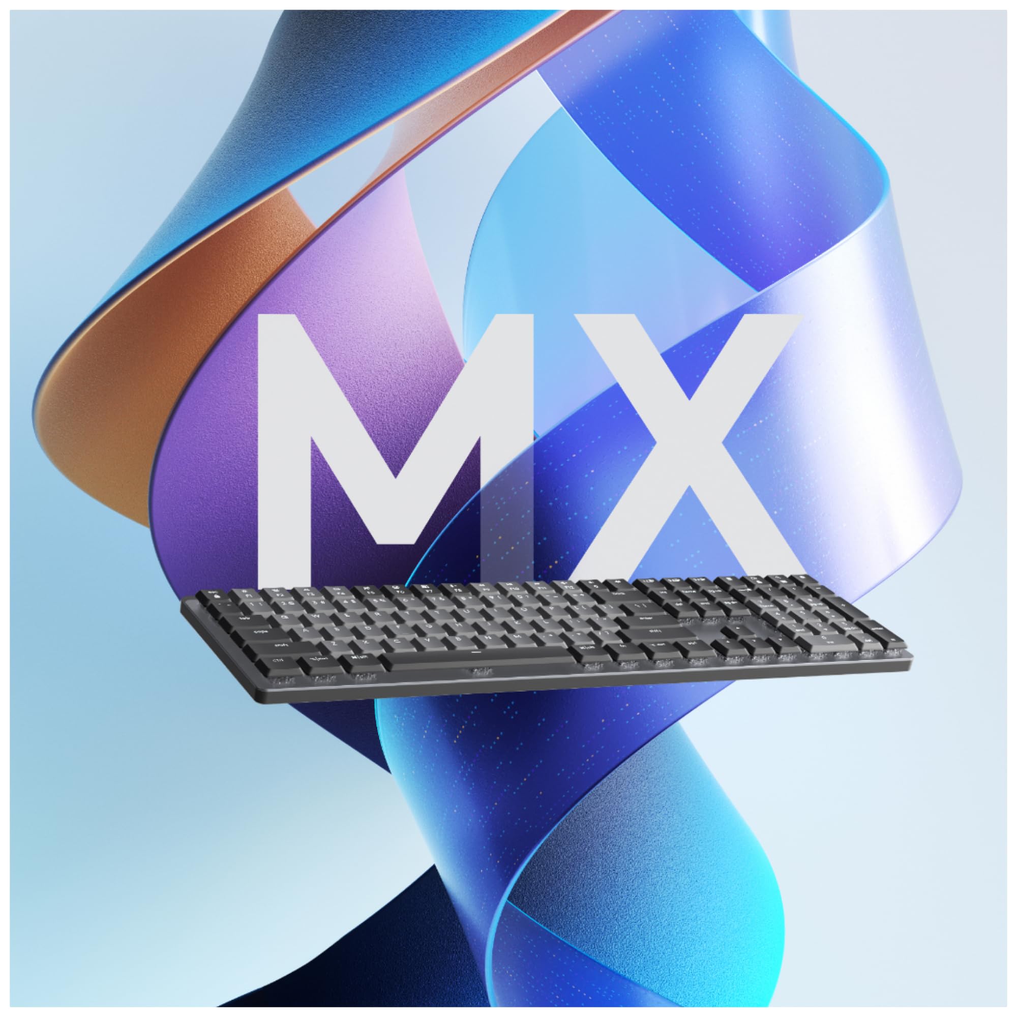 LOGITECH MX Mechanical Wireless Illuminated Performance Keyboard - GRAPHITE - (US) INTL - 2.4GHZ/BT - N/A - EMEA - TACTILE
