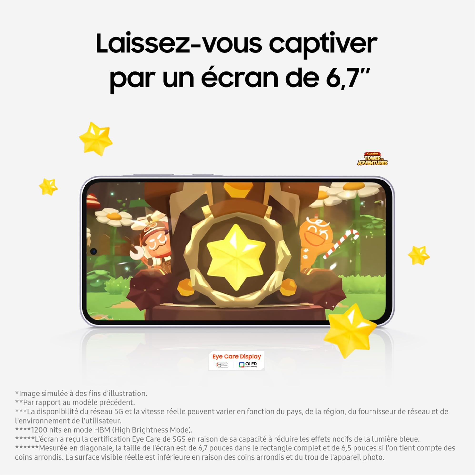 Samsung A366 Galaxy A36 (Double Sim - 6.7" - 128 Go - 6 Go RAM) Lime
