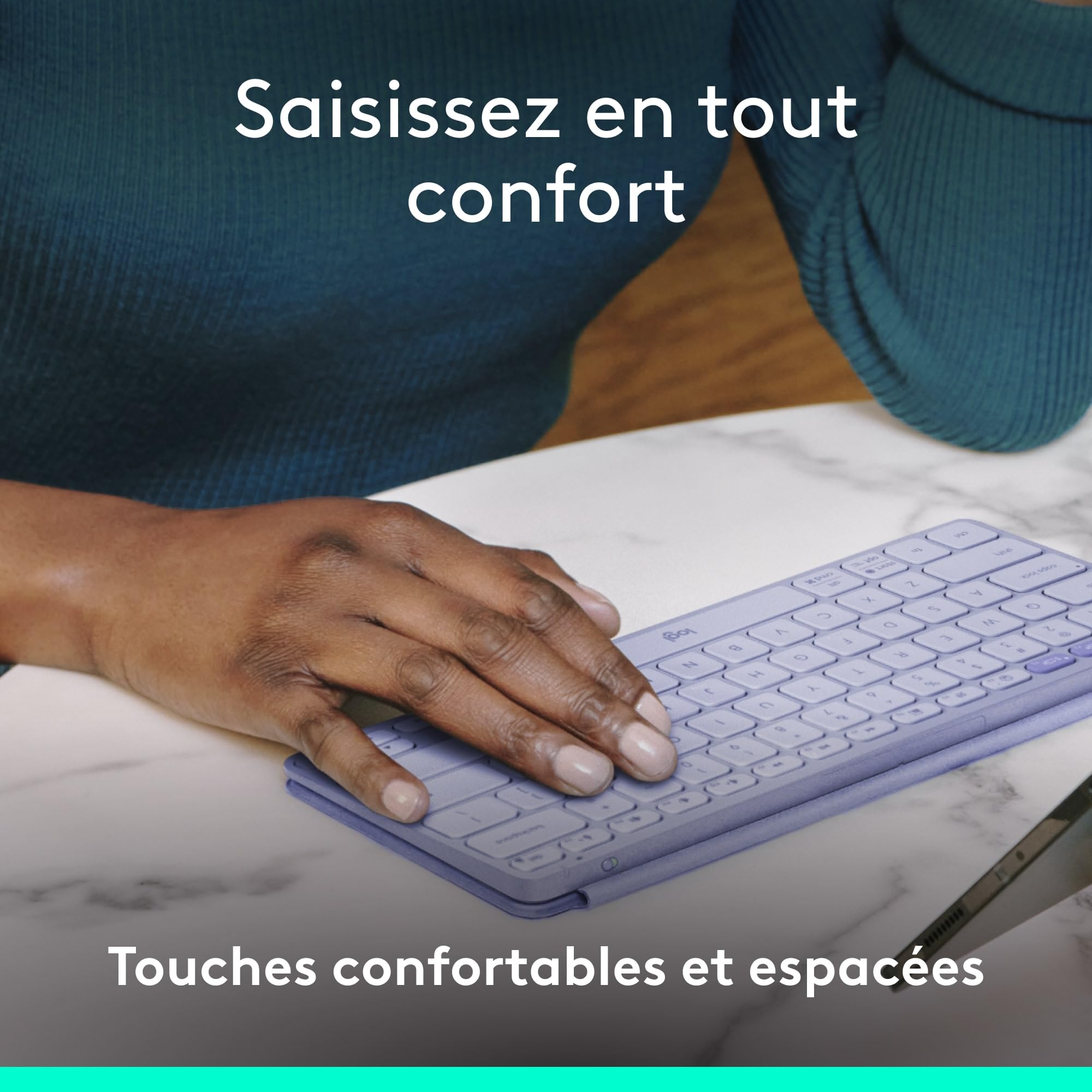LOGITECH Keys-To-Go 2 - Lilac - WESTMID-511 (FR)